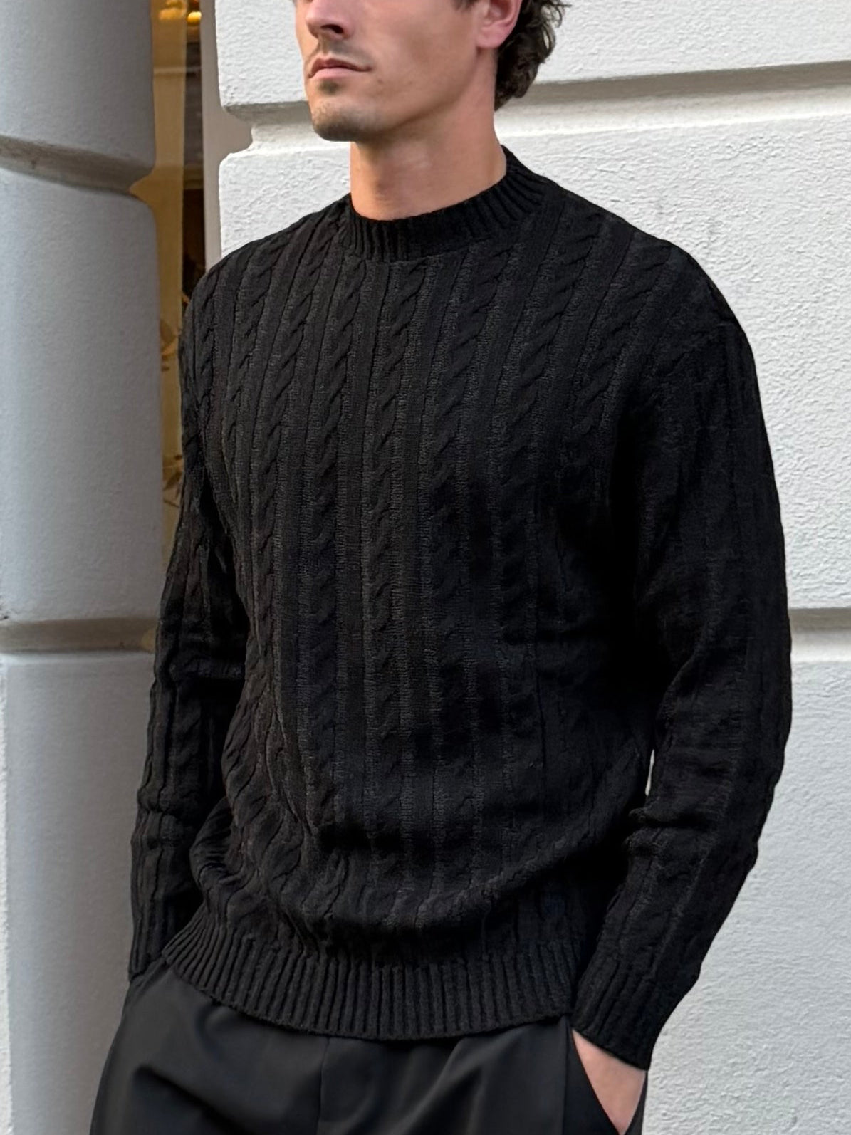 MAGLIONE INTRECCIATO