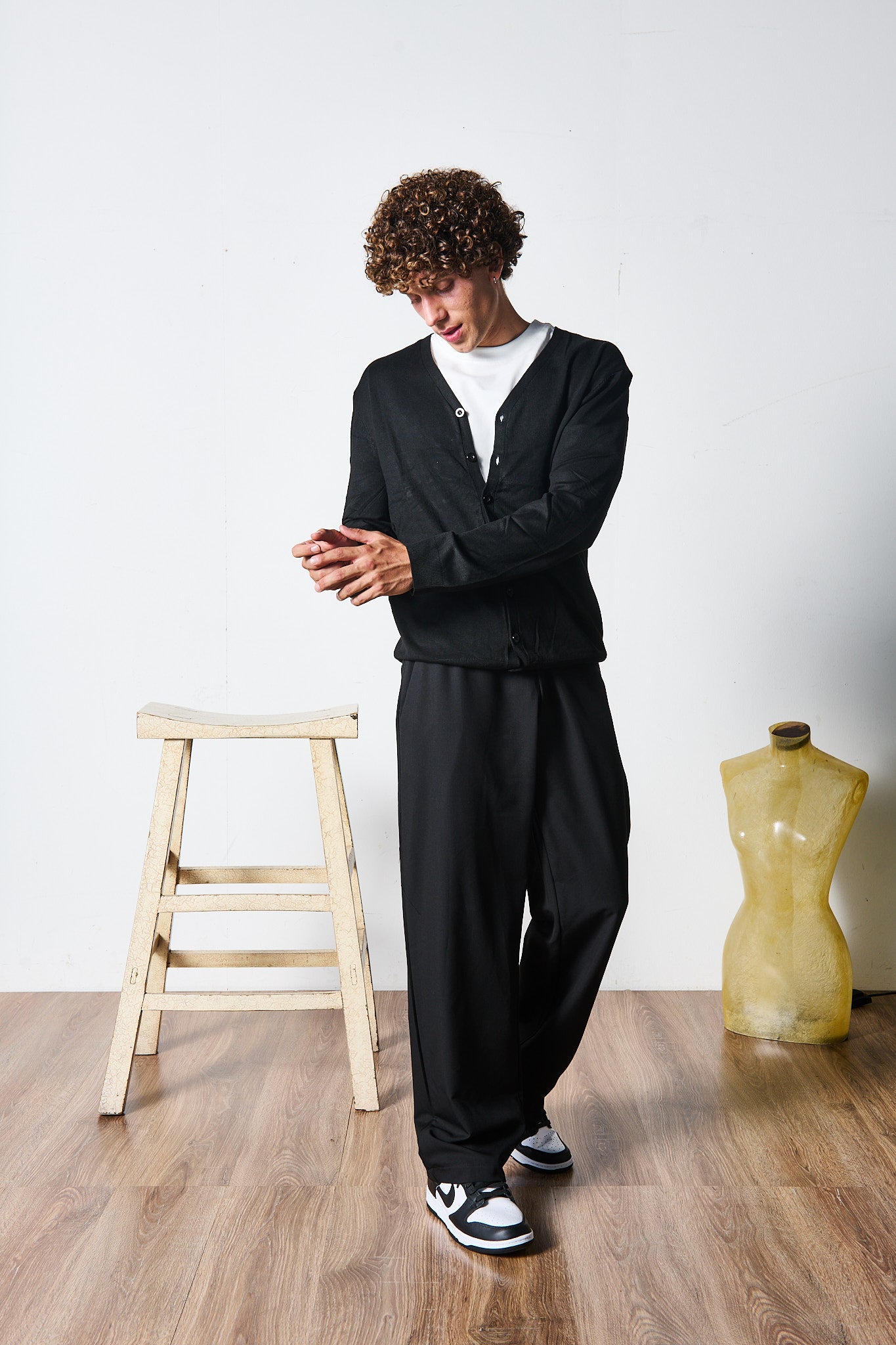 CARDIGAN IN MAGLIA NERO