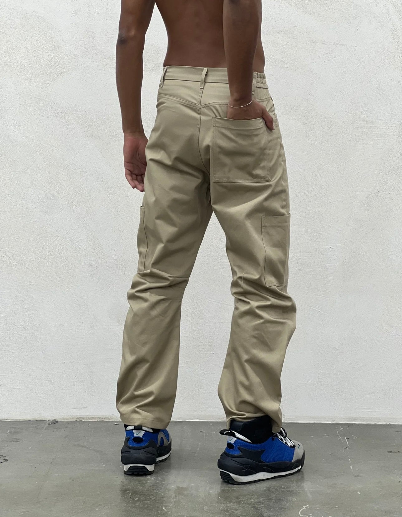 PANTALONE CARGO BAGGY BEIGE