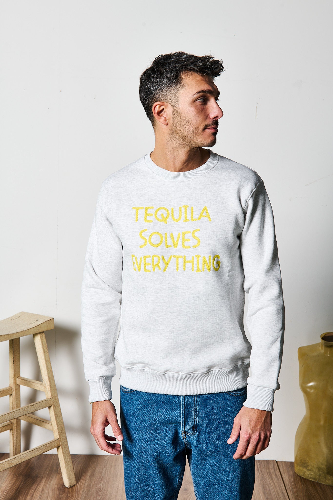 FELPA TEQUILA GRIGIA