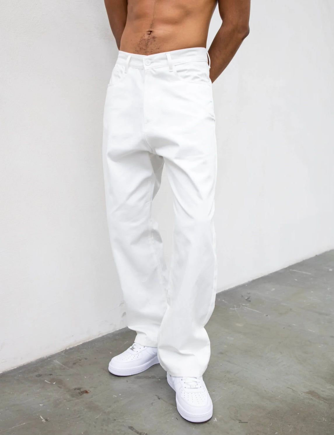 PANTALONE BAGGY WHITE