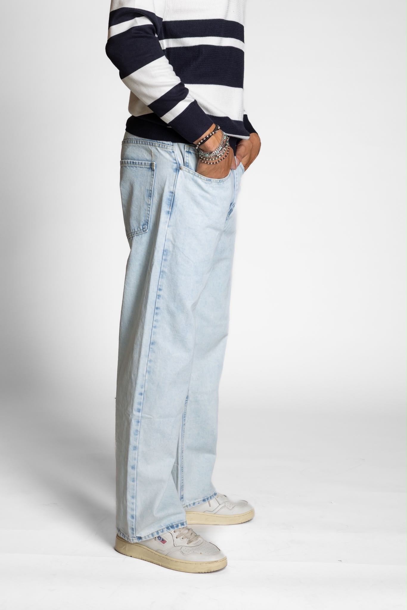 JEANS BAGGY CHIARO