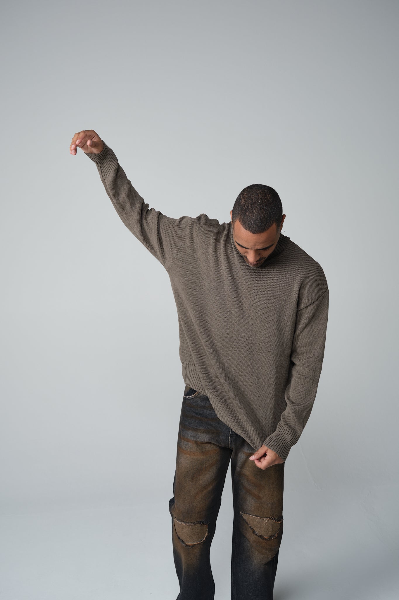 MAGLIONE VERDE MILITARE