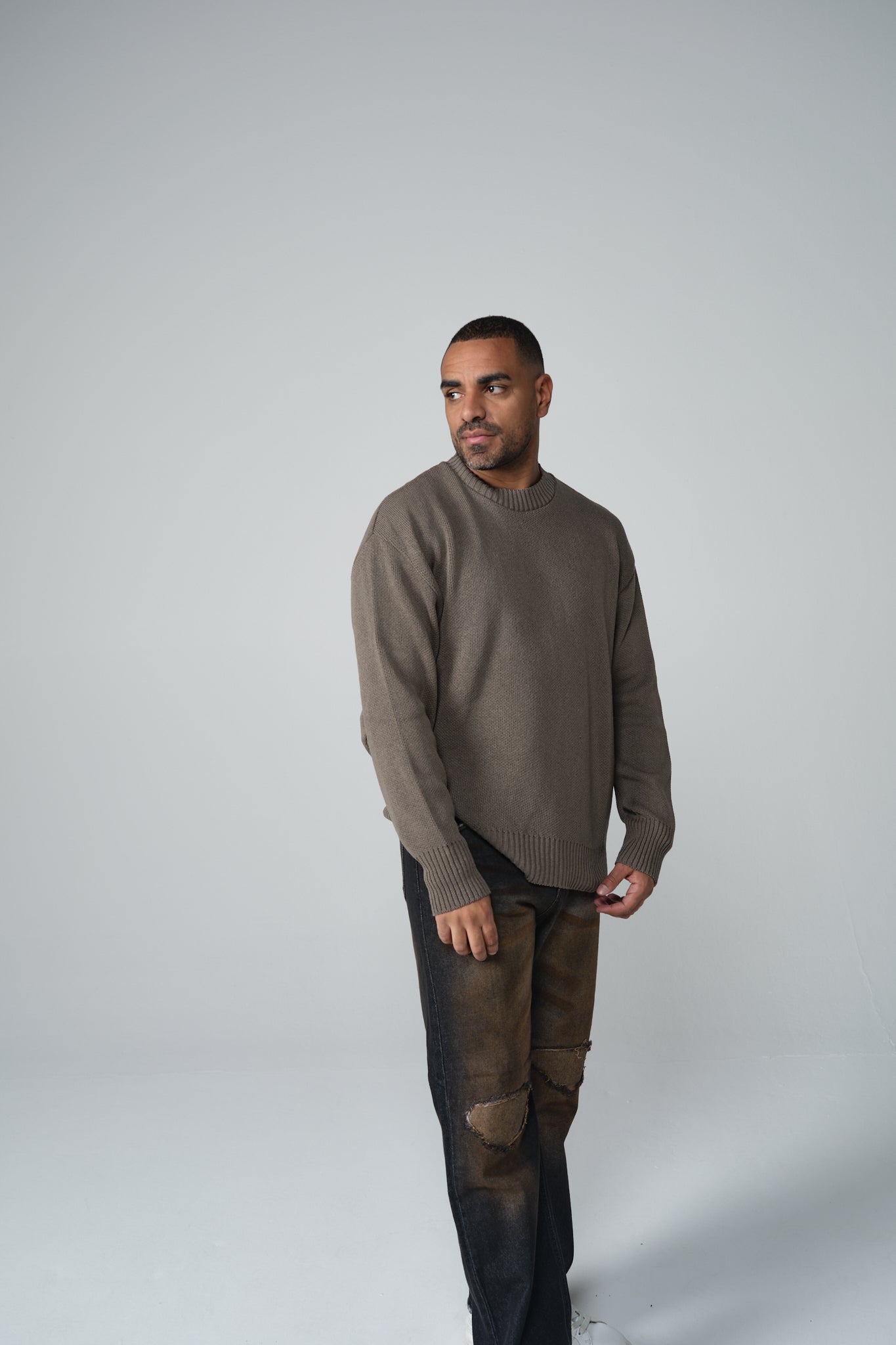 MAGLIONE VERDE MILITARE