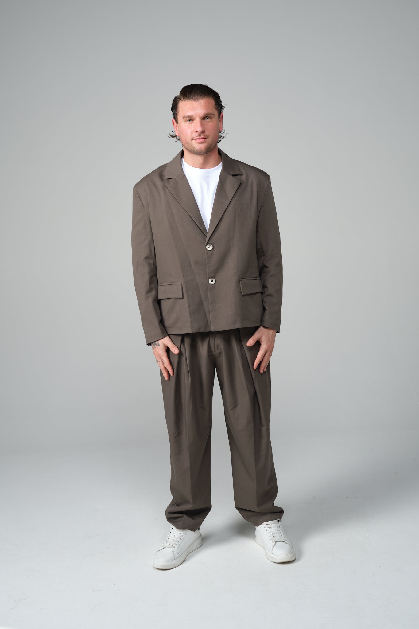 ABITO CROP VERDE MILITARE