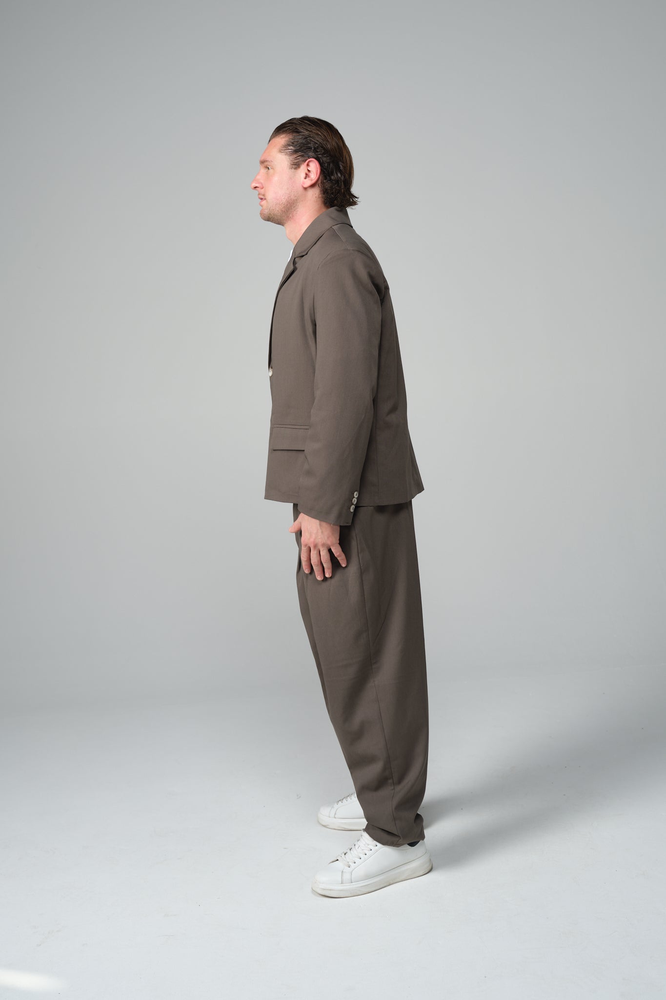 ABITO CROP VERDE MILITARE