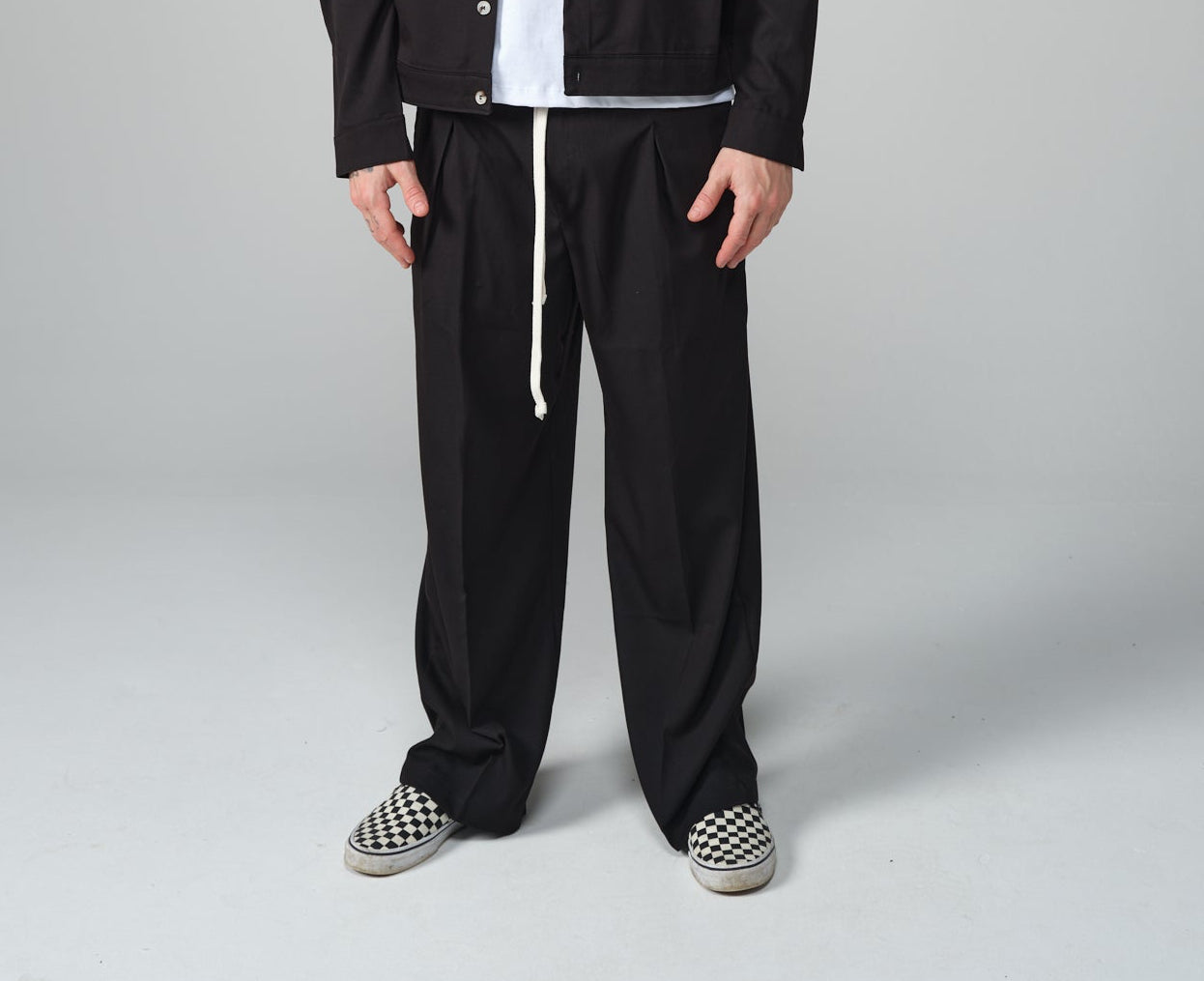 PANTALONE BAGGY NERO