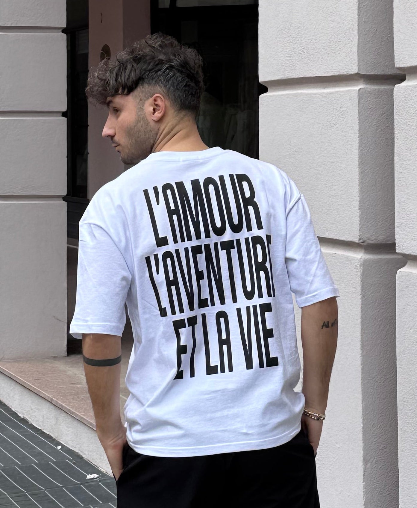 T-SHIRT AMOUR BIANCA