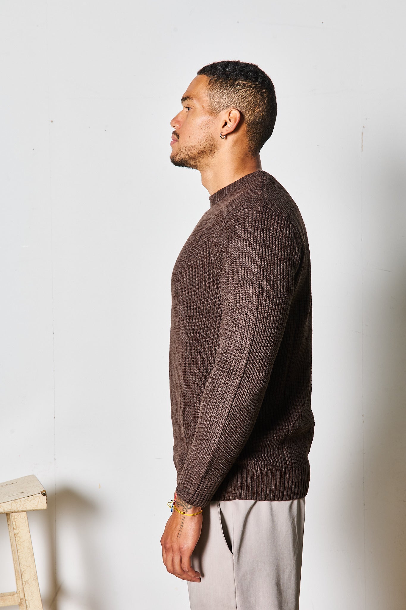 MAGLIONE MORO MISTO LANA