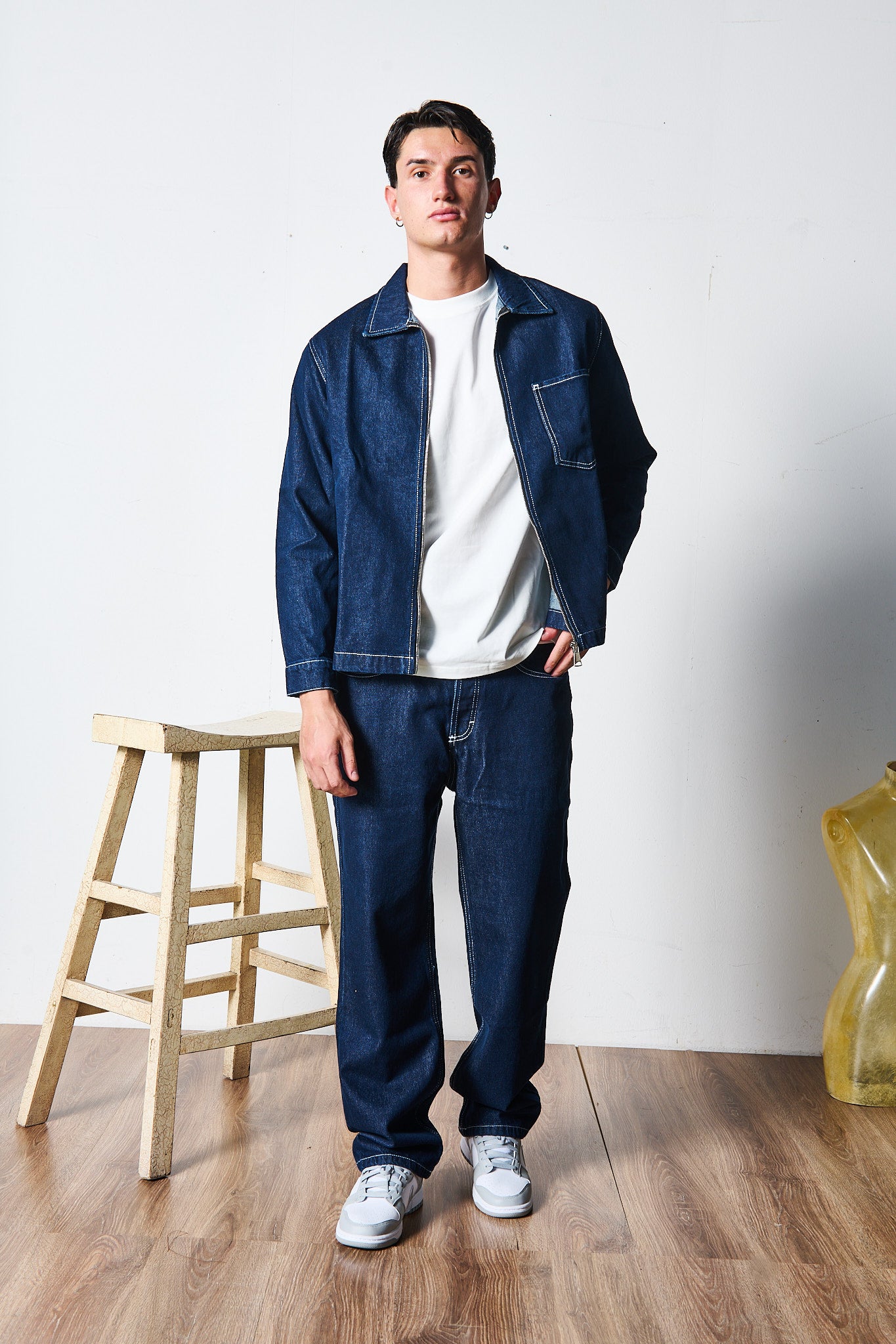 COMPLETO DENIM ZIP