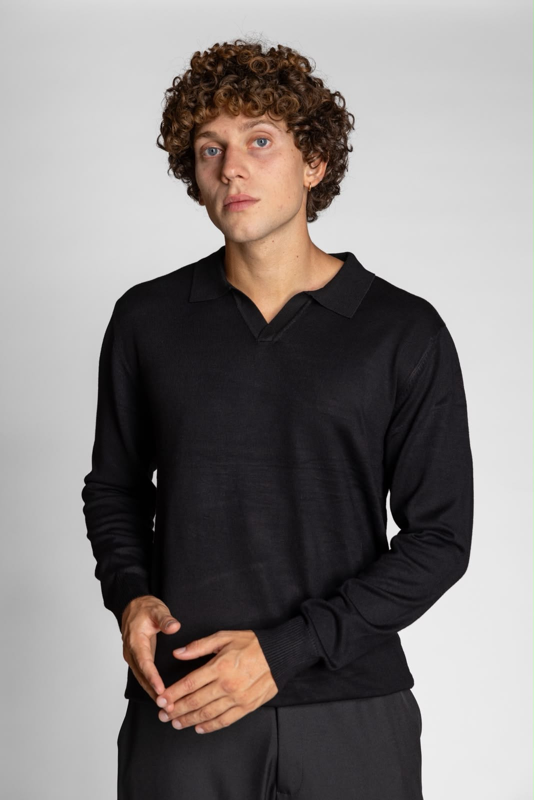POLO SCOLLO V NERA