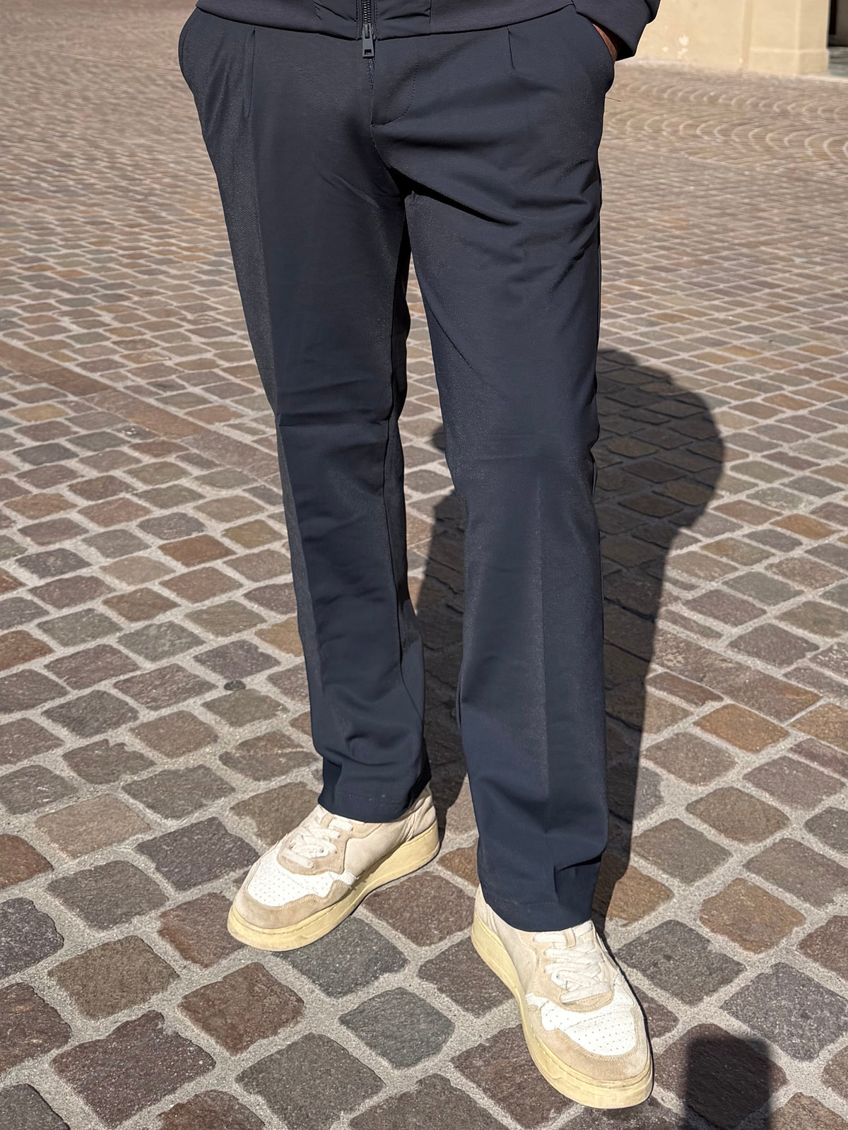 PANTALONE STRECH BLU