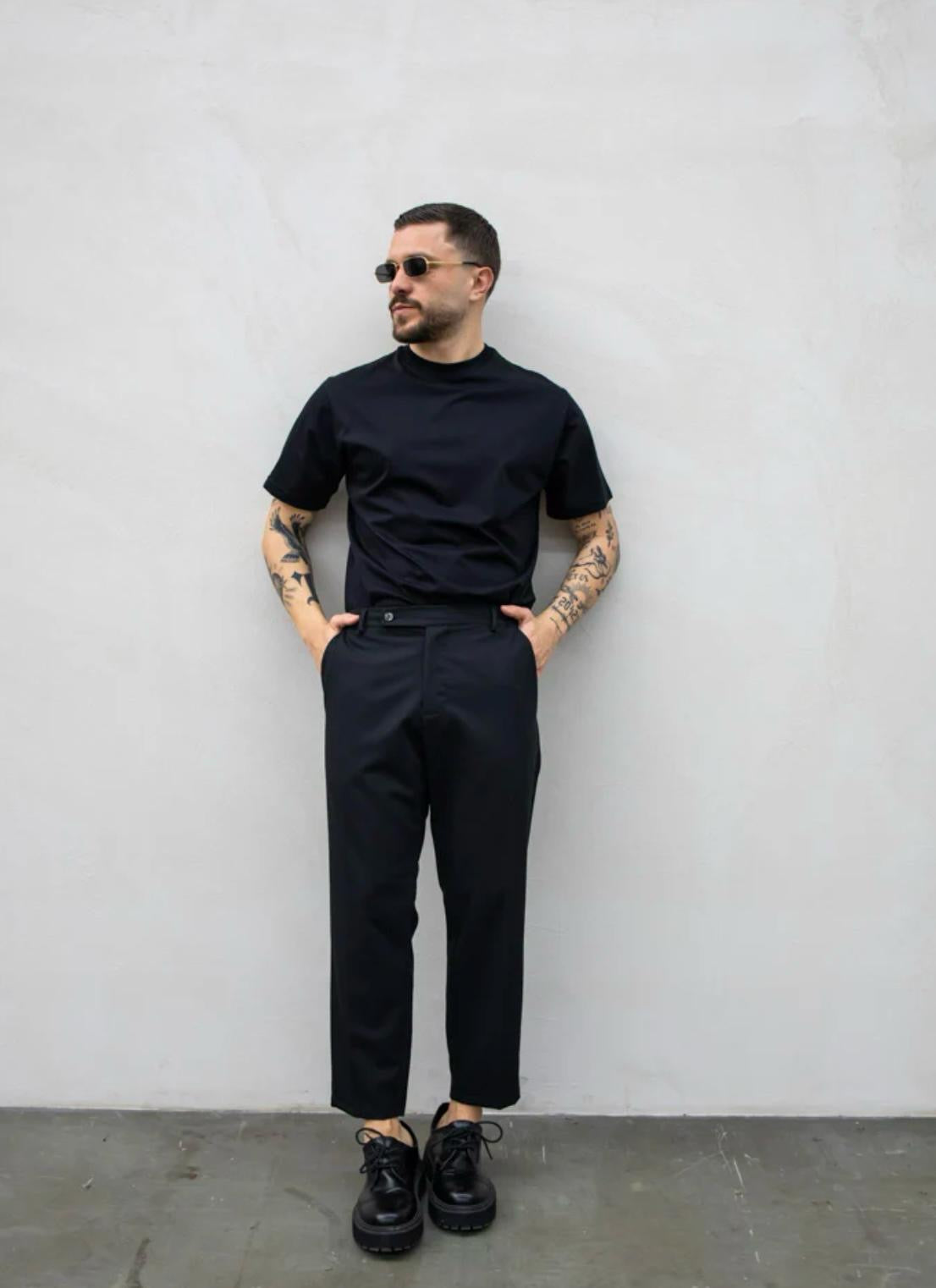 PANTALONE NERO CHINO
