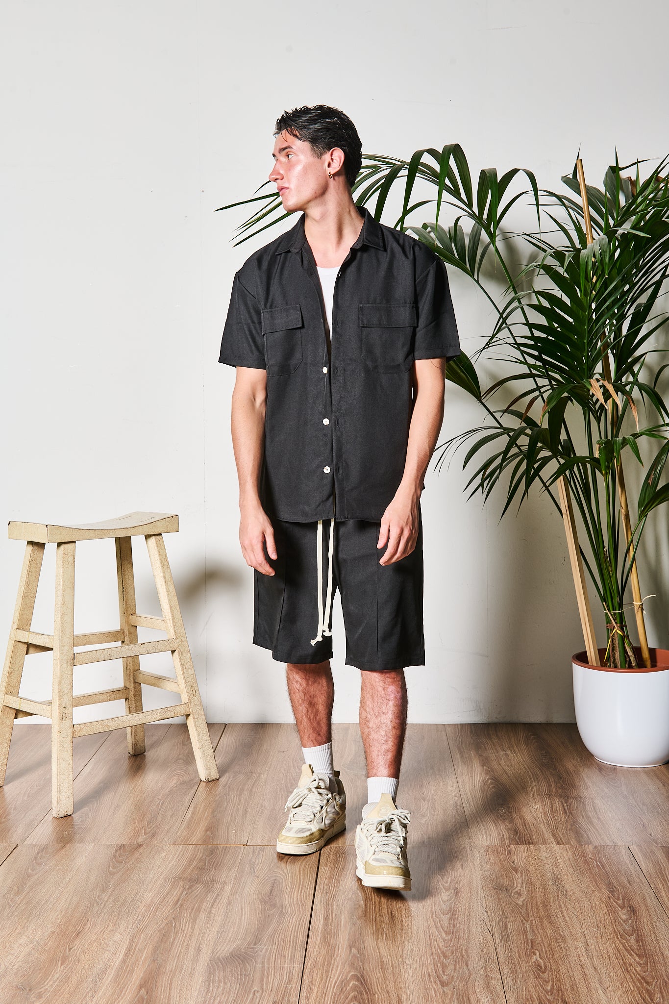 COMPLETO REBEL BERMUDA BLACK