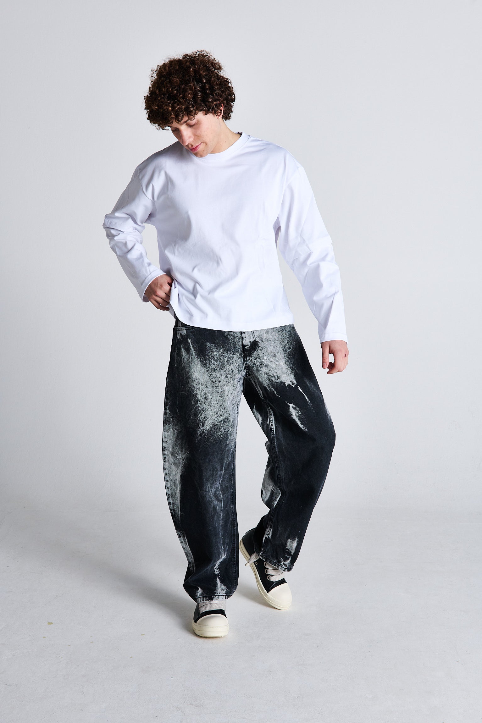 JEANS WASHED BALLOON