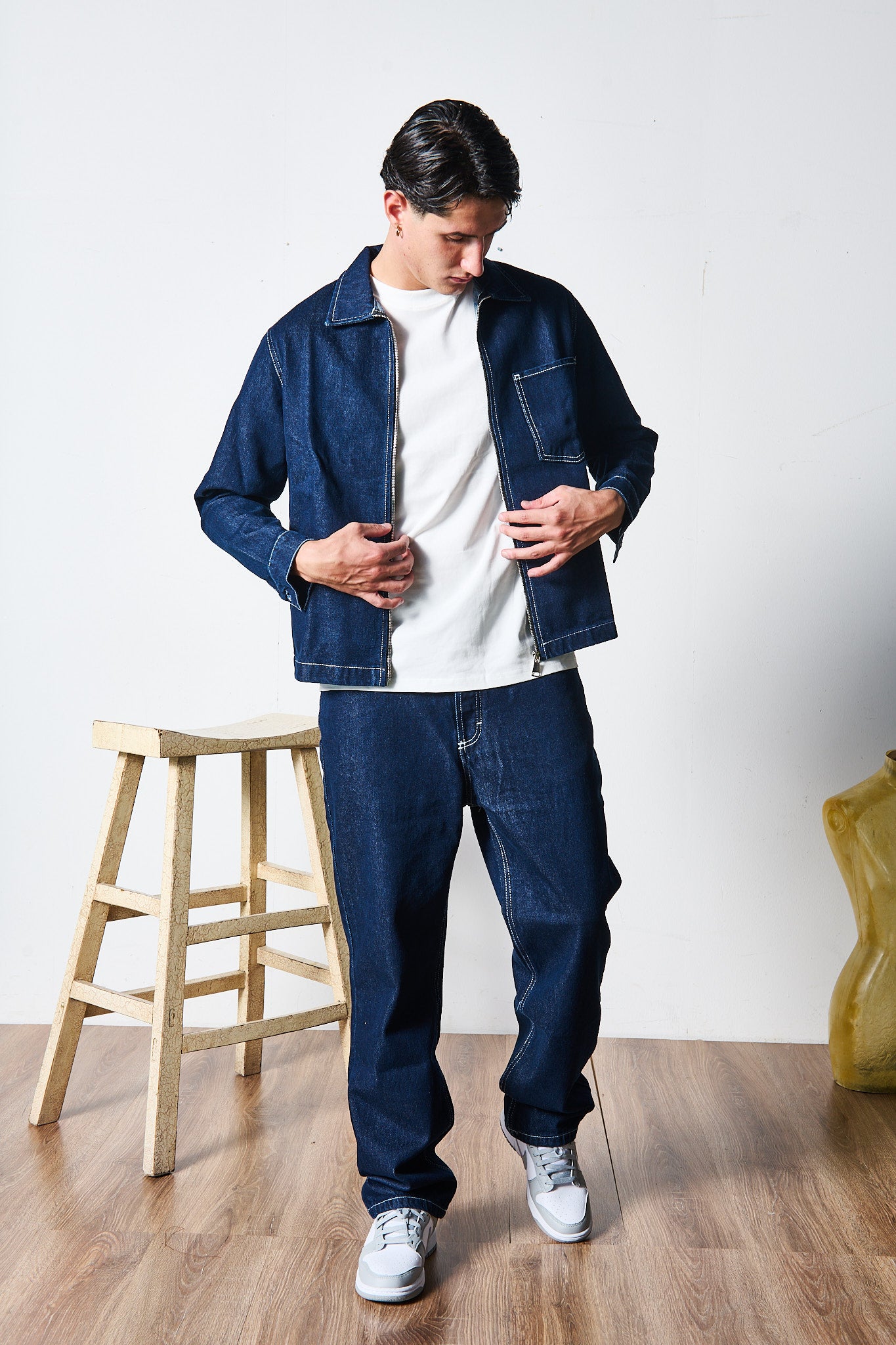 COMPLETO DENIM ZIP