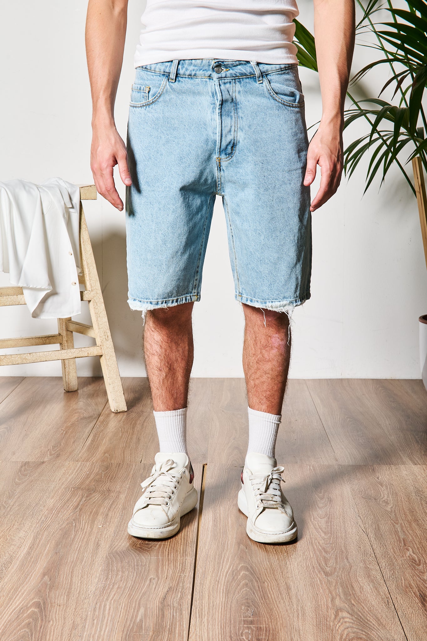 BERMUDA DENIM CHIARO