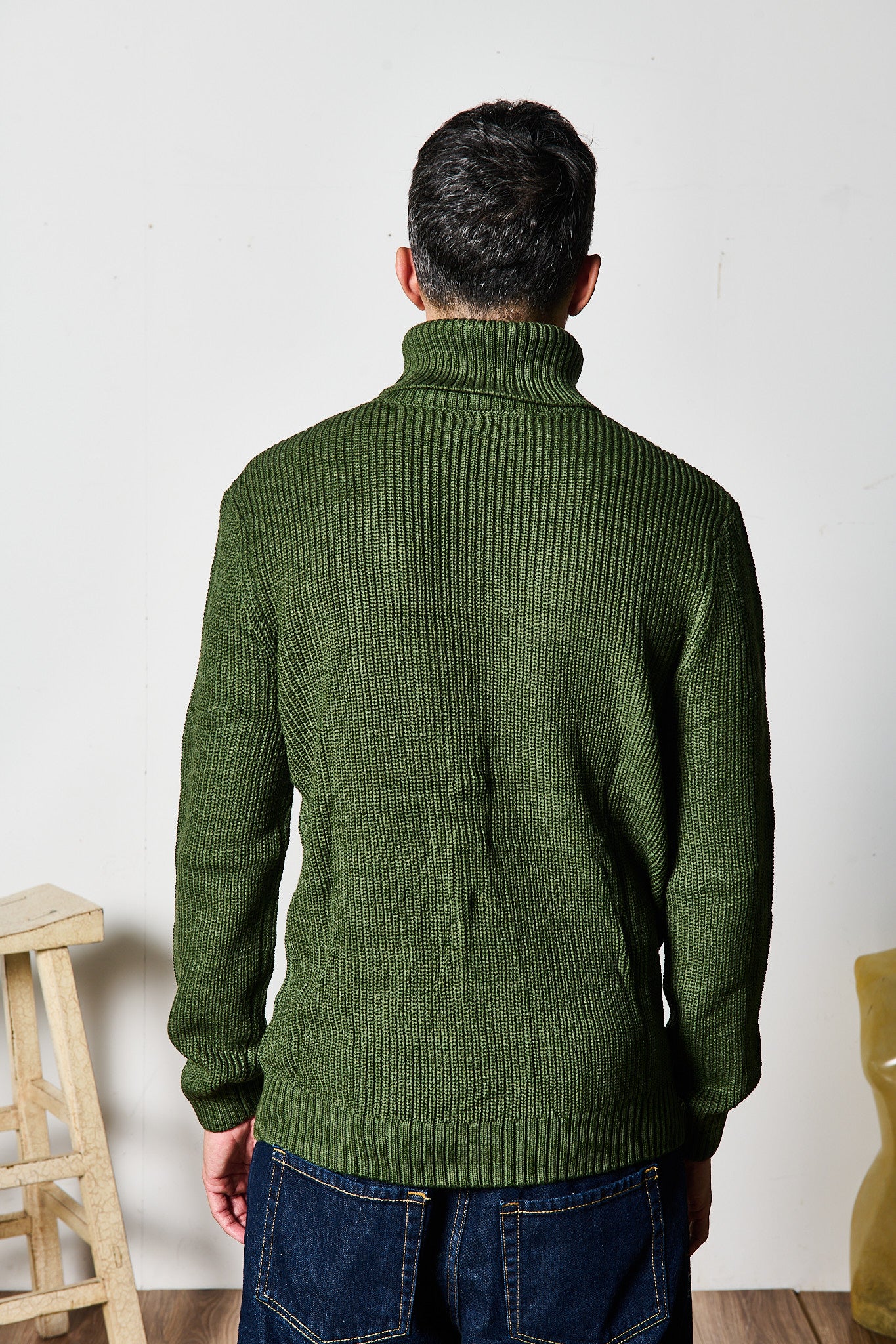 MAGLIONE DOLCEVITA VERDE MILITARE