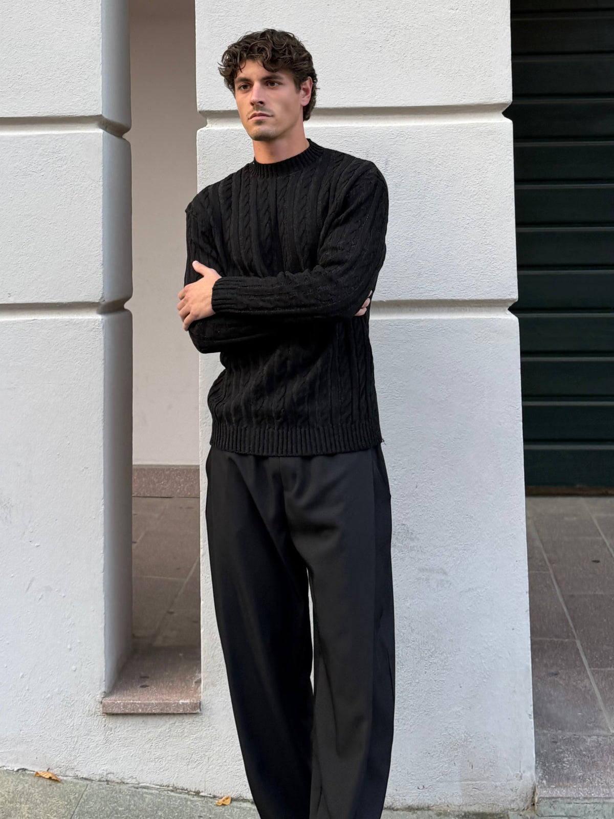MAGLIONE INTRECCIATO