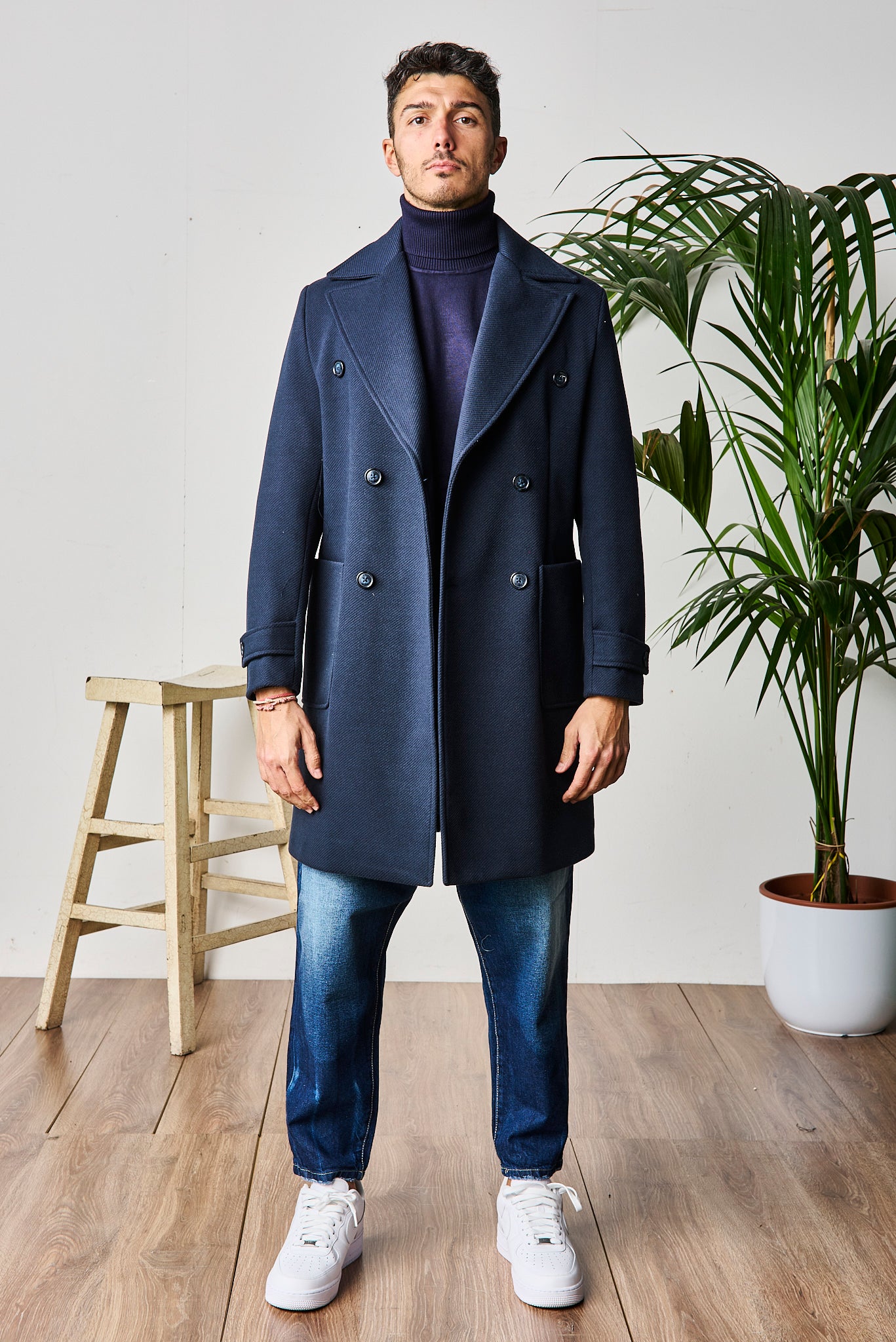 CAPPOTTO LUNGO TORONTO BLUE NAVY