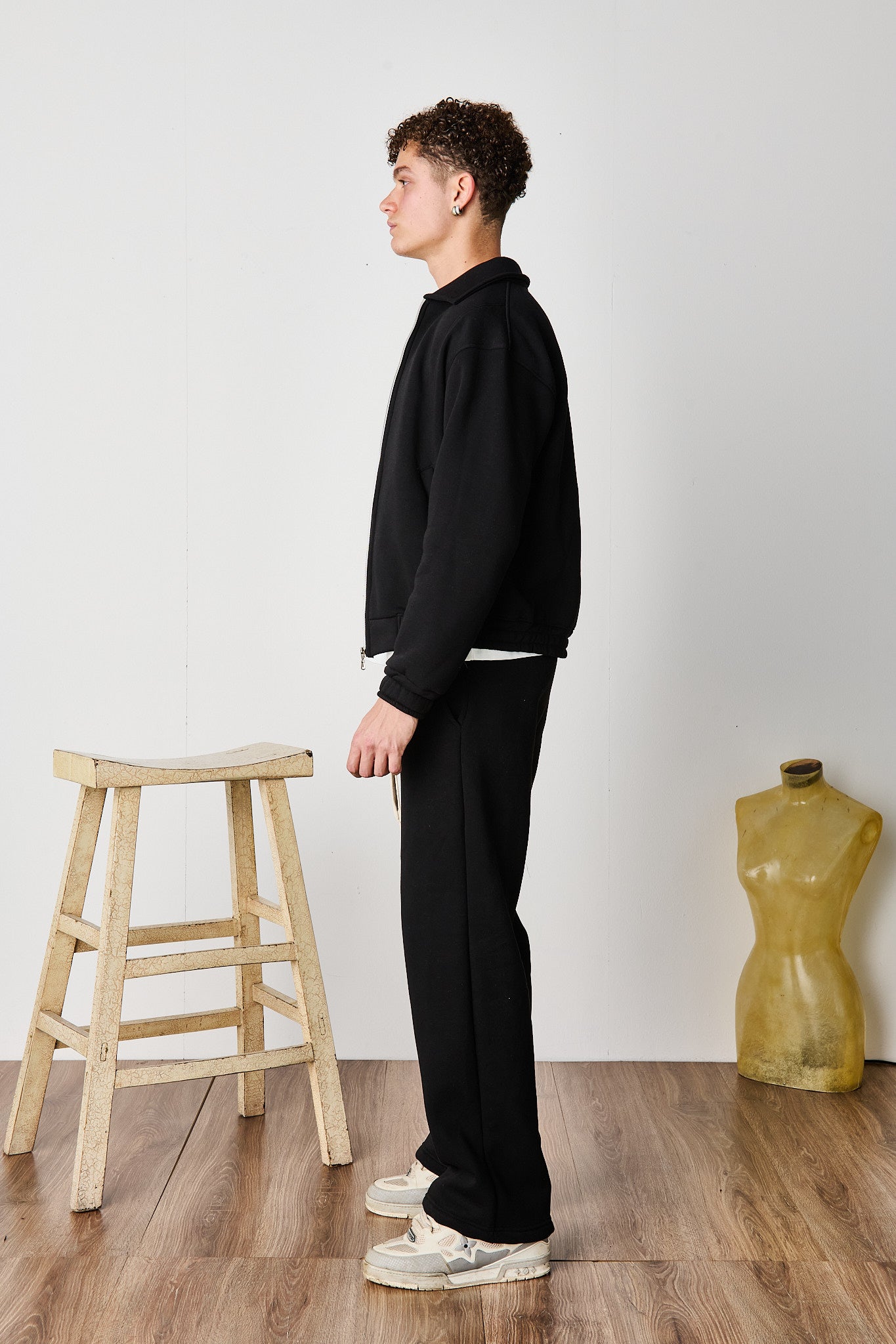 COMPLETO TUTA NERO MILANO