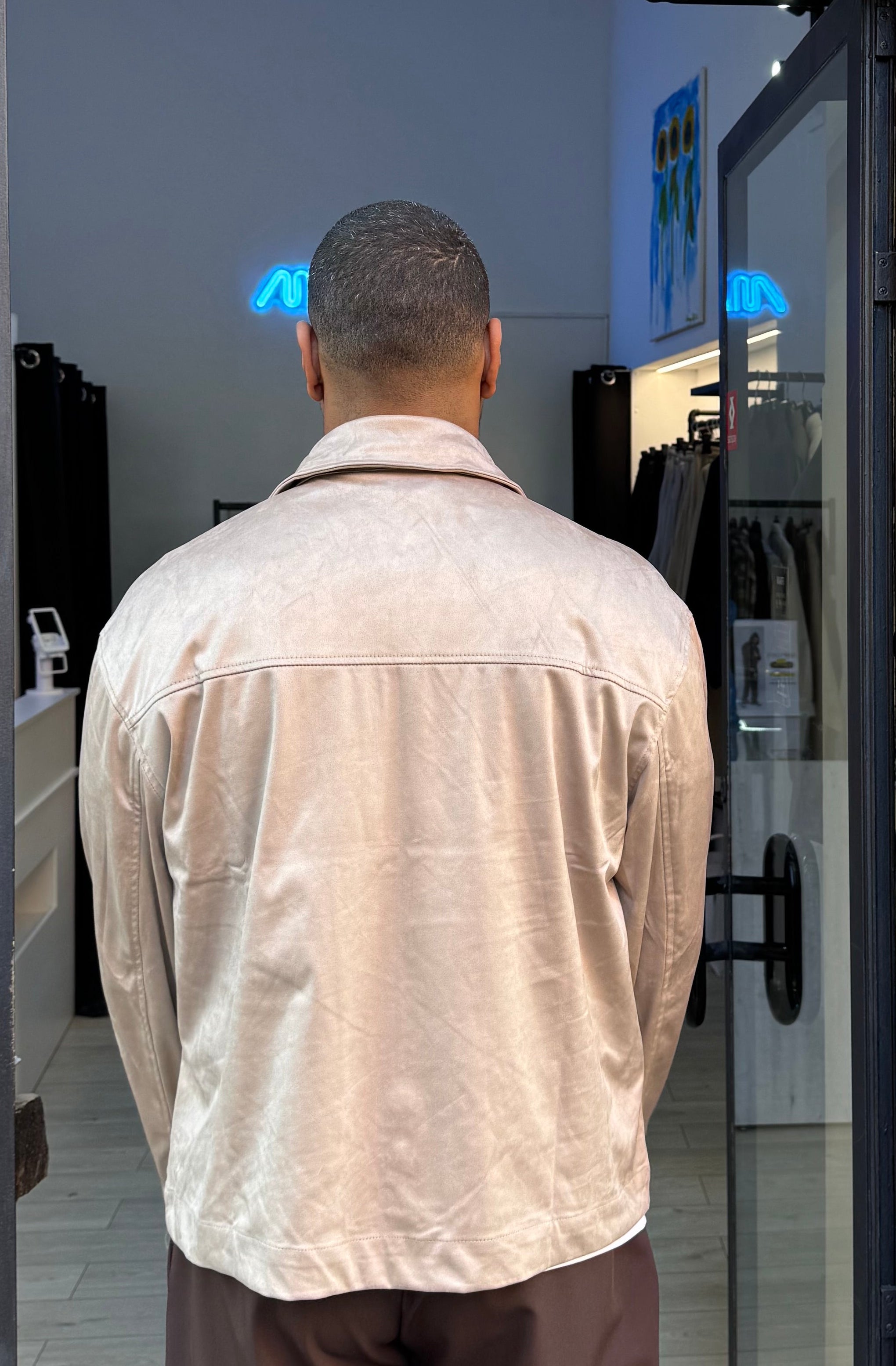 GIACCA SCAMOSCIATA CAMMELLO