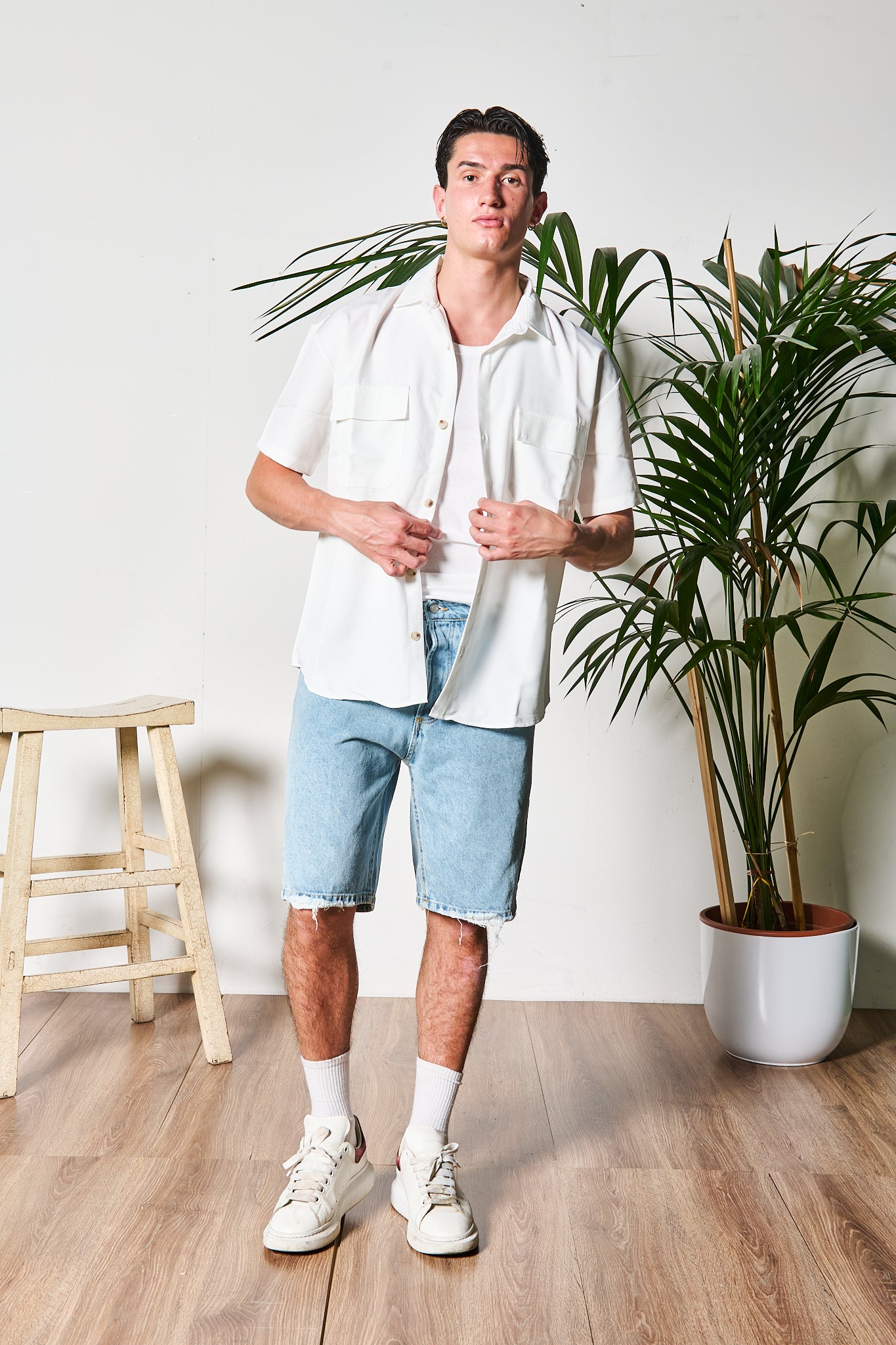 BERMUDA DENIM CHIARO