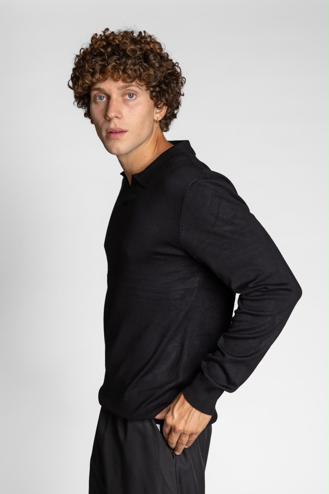 POLO SCOLLO V NERA