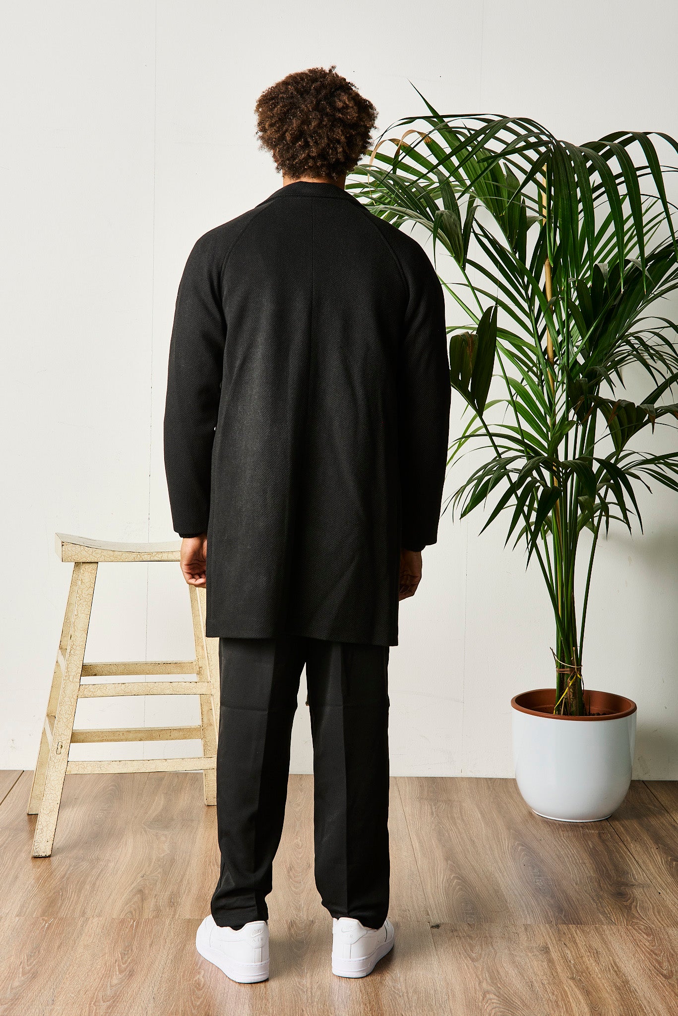 CAPPOTTO NERO MONOPETTO