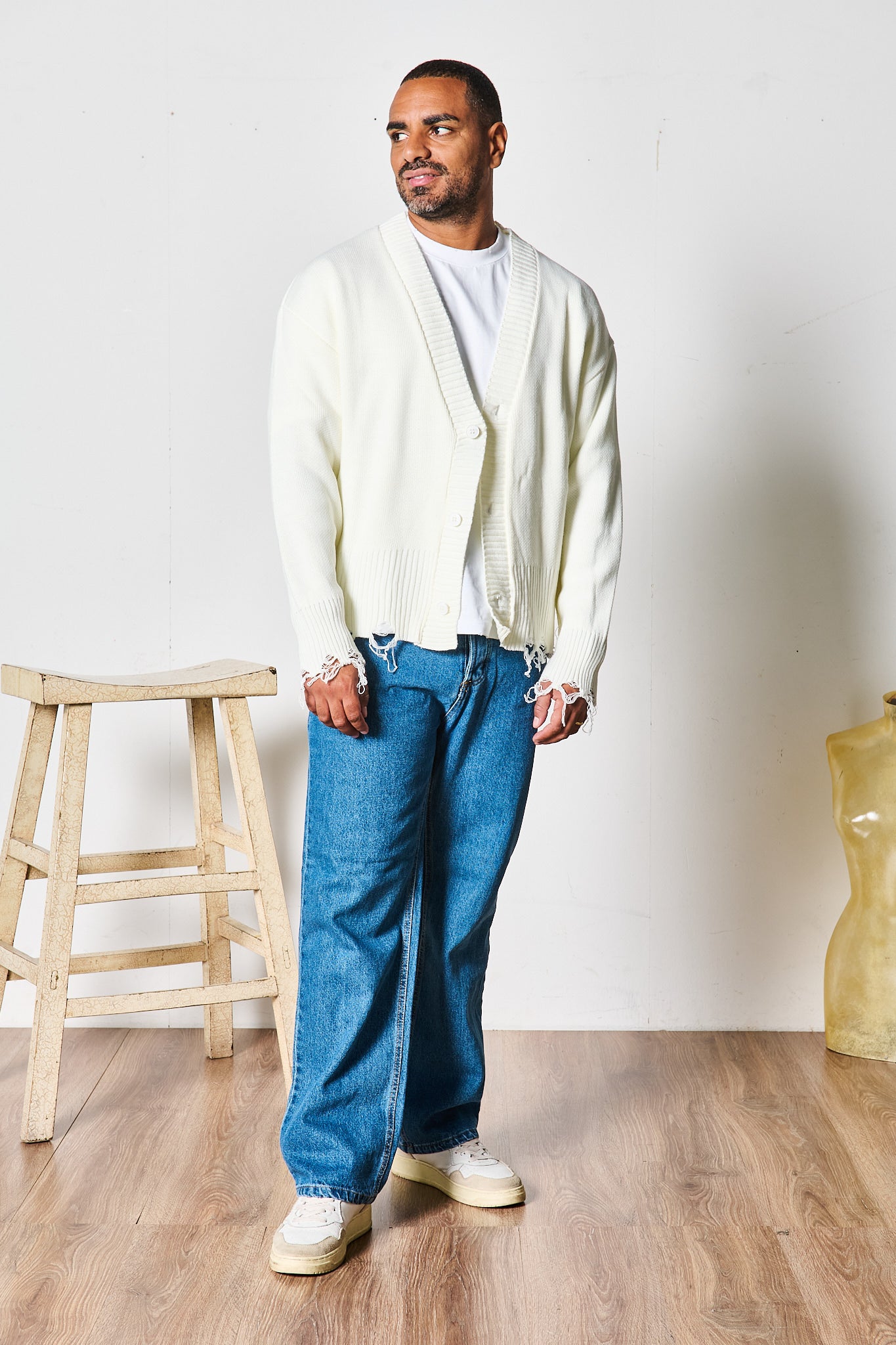 CARDIGAN PANNA SFRANGIATO