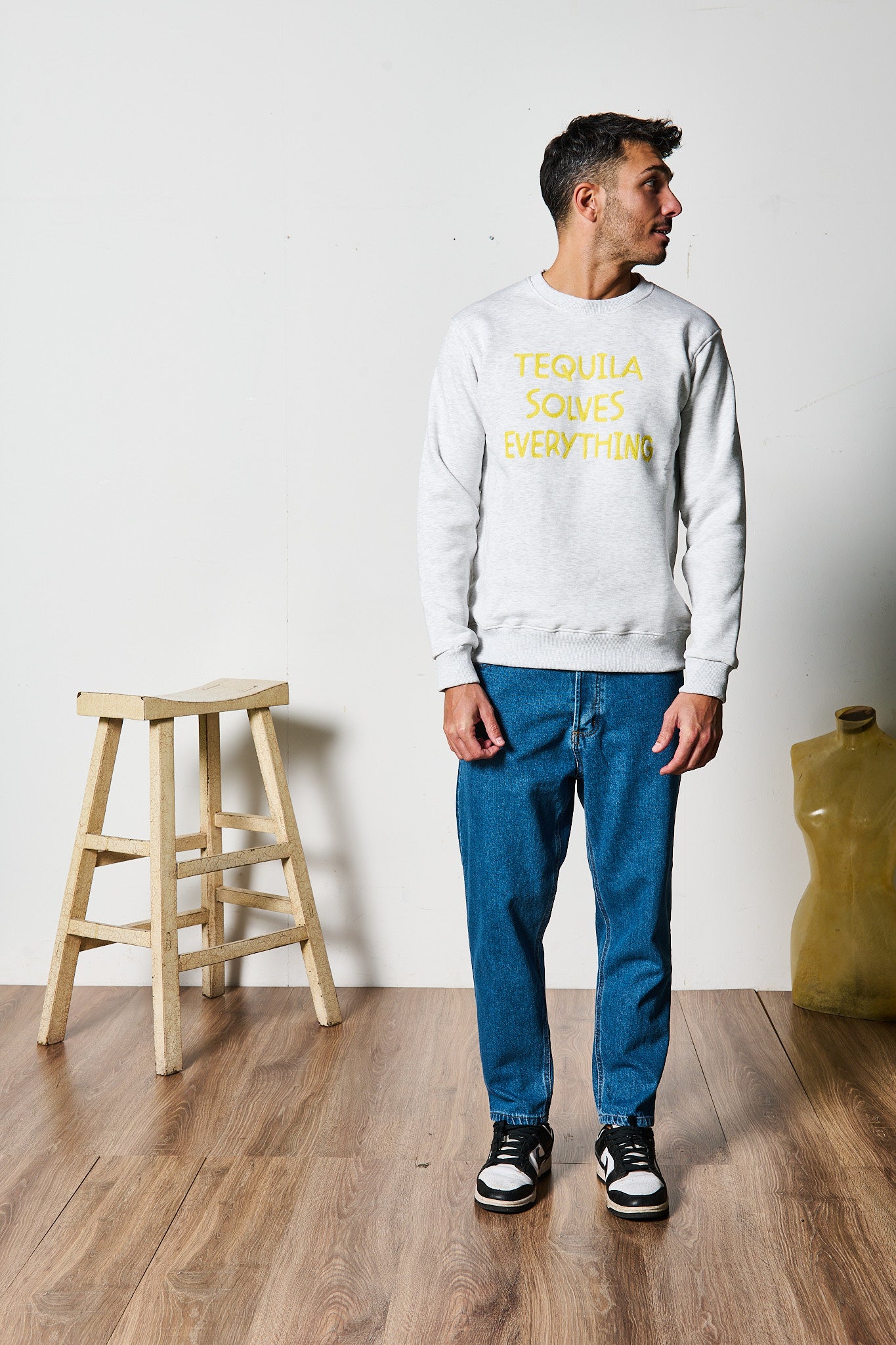 FELPA TEQUILA GRIGIA