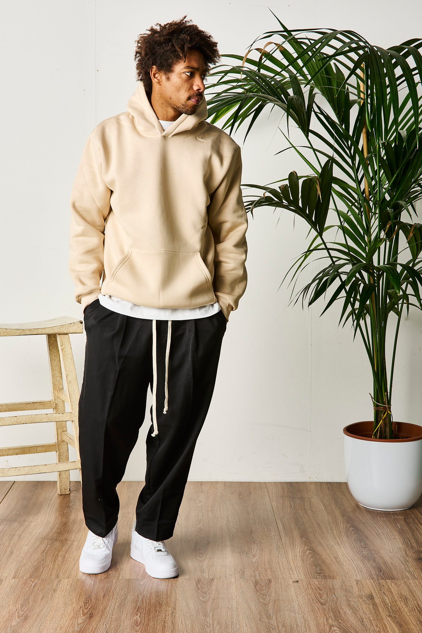 FELPA BOXY BEIGE