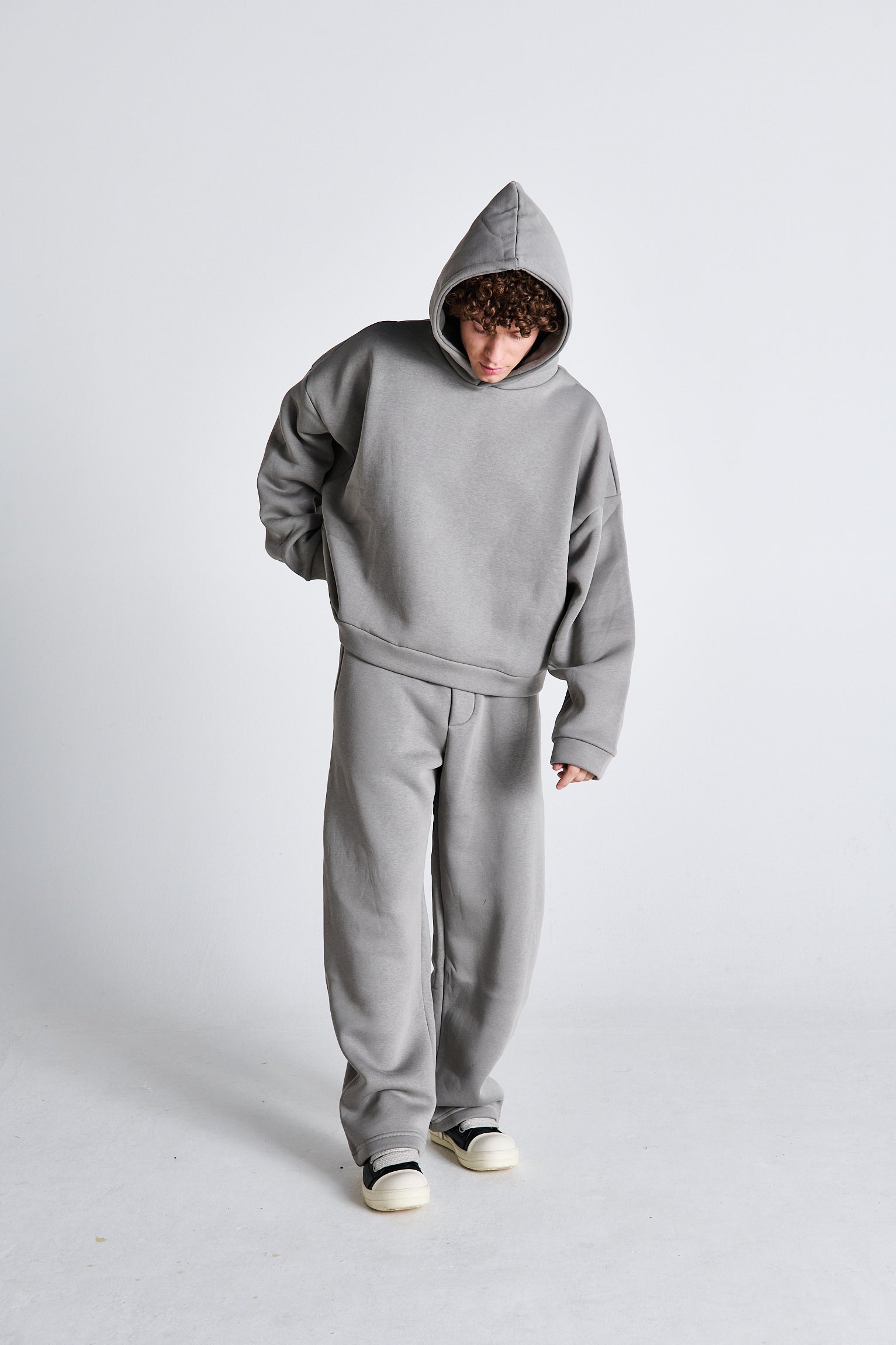 COMPLETO TUTA GRIGIO FANGO TOKYO CROP