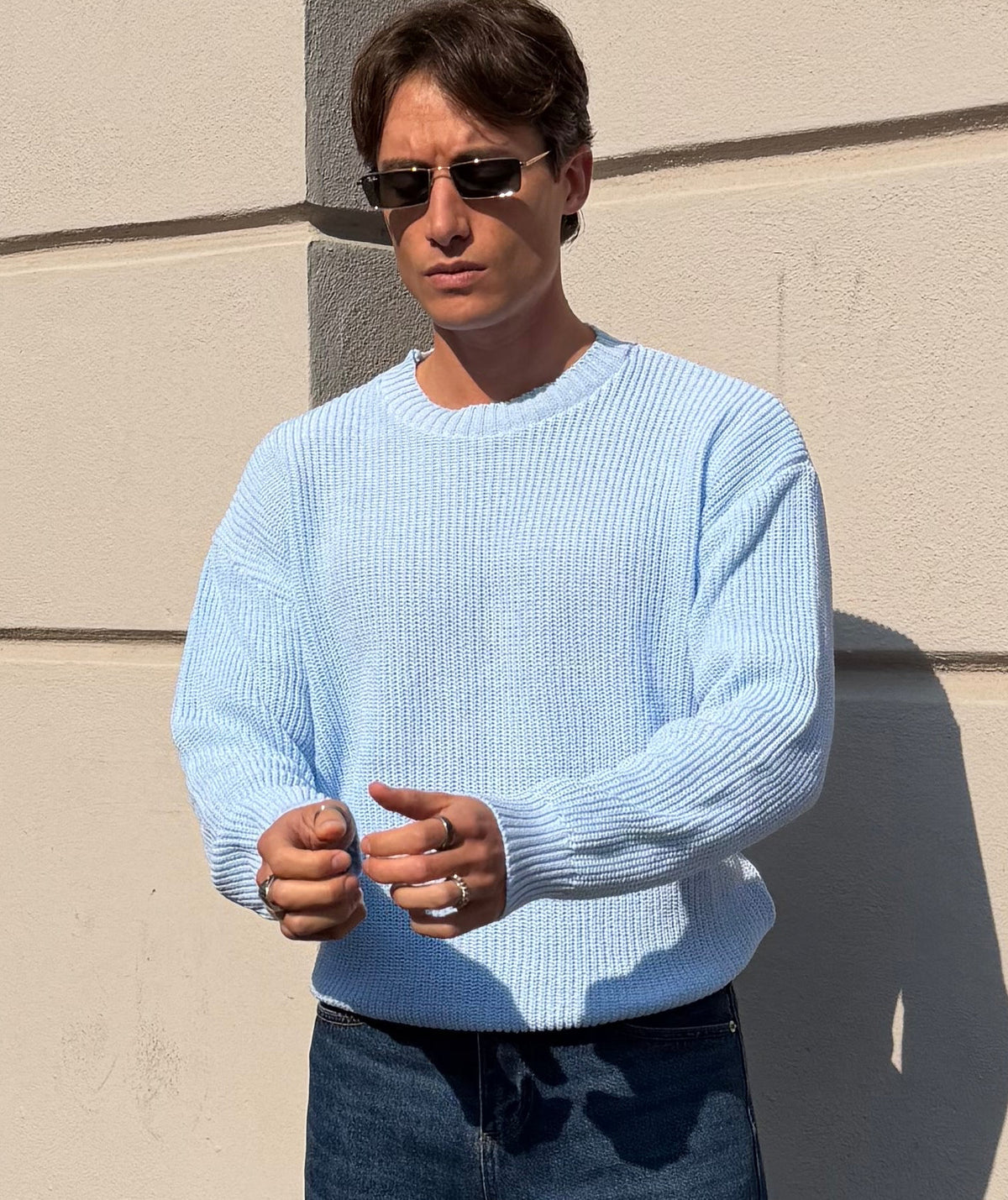 MAGLIONE AZZURRO