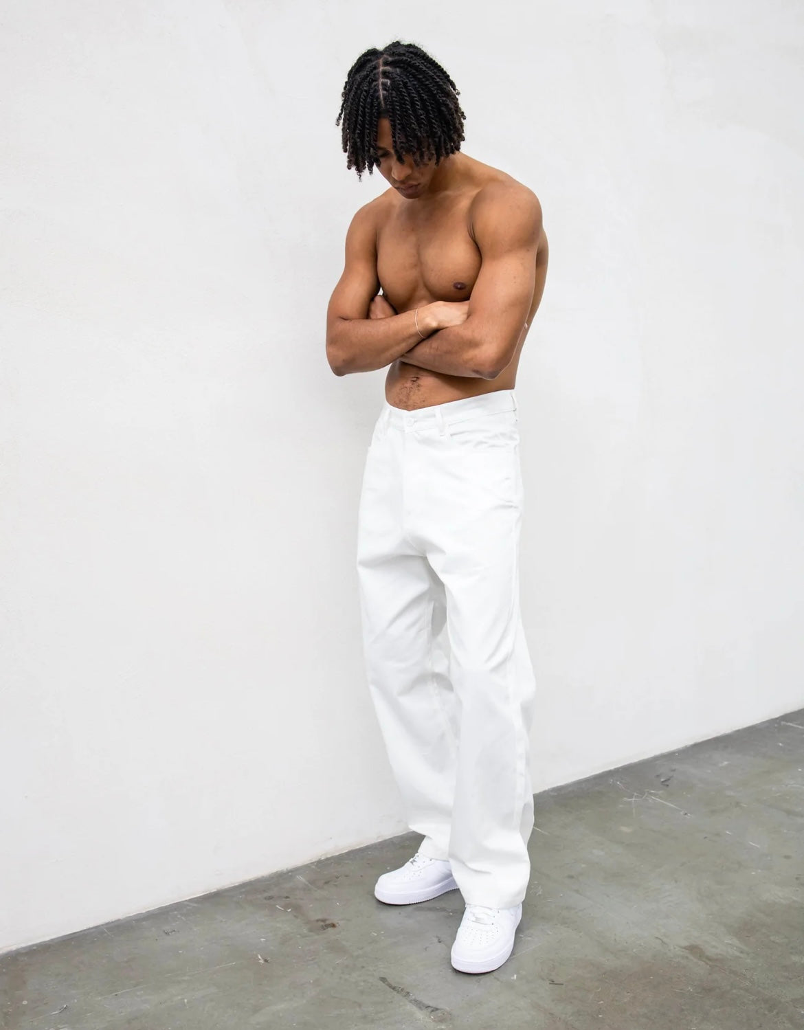 PANTALONE BAGGY WHITE