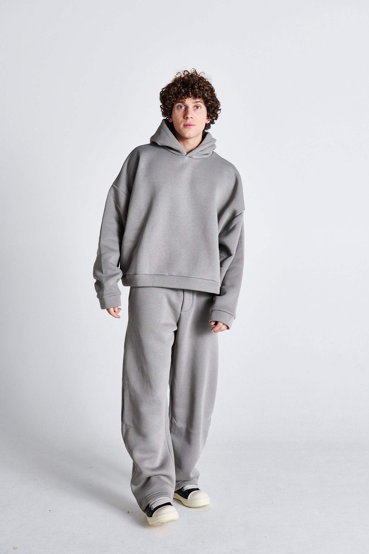 COMPLETO TUTA GRIGIO FANGO TOKYO CROP