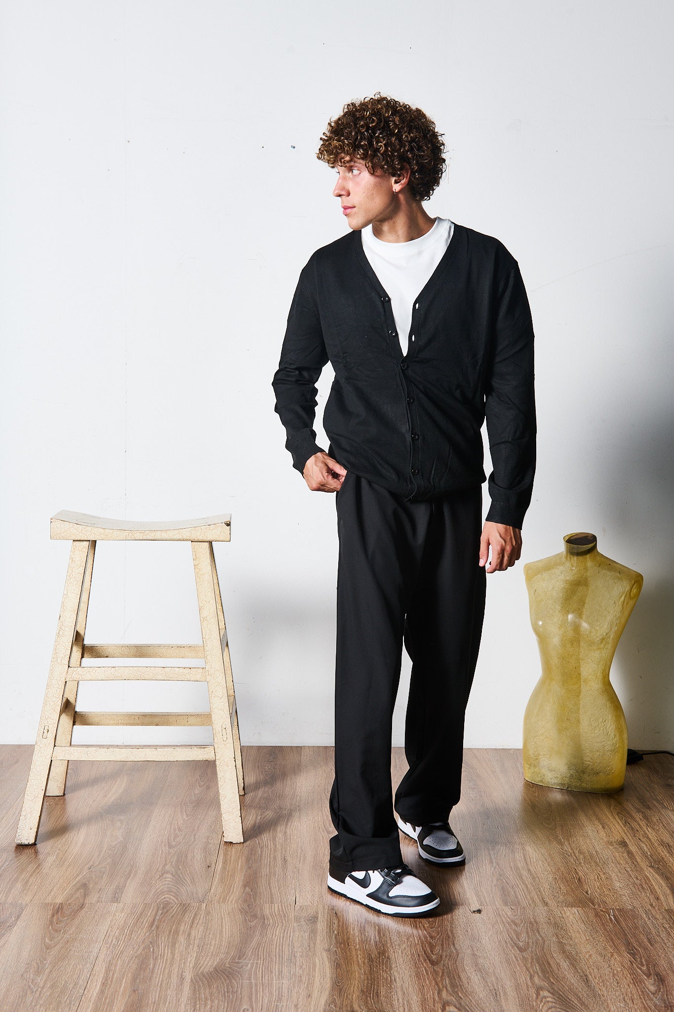 CARDIGAN IN MAGLIA NERO