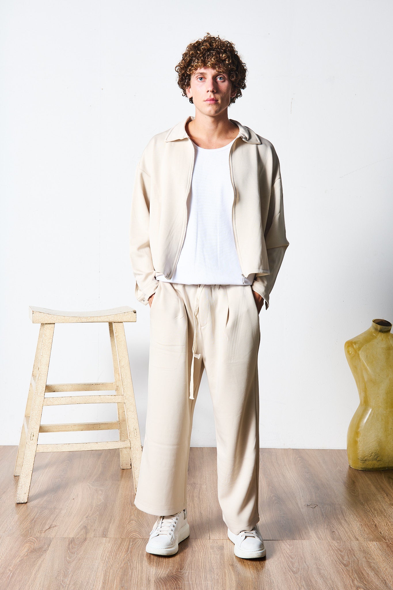 TUTA CROP BEIGE CHIARO