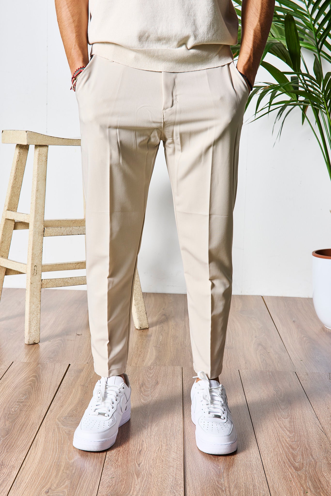 PANTALONE ELEGANTE BEIGE