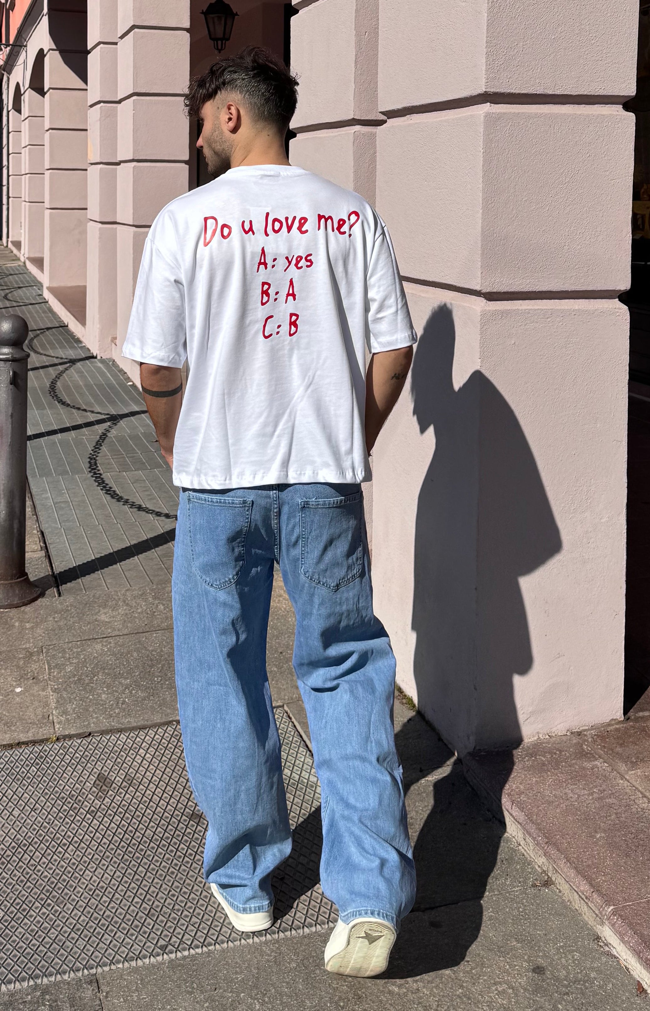 T-SHIRT BIANCA DO YOU LOVE ME?