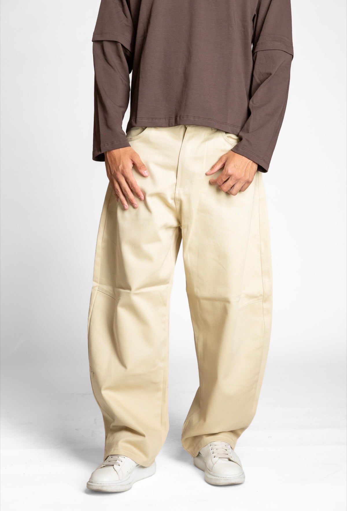 PANTALONE BALLOON BEIGE