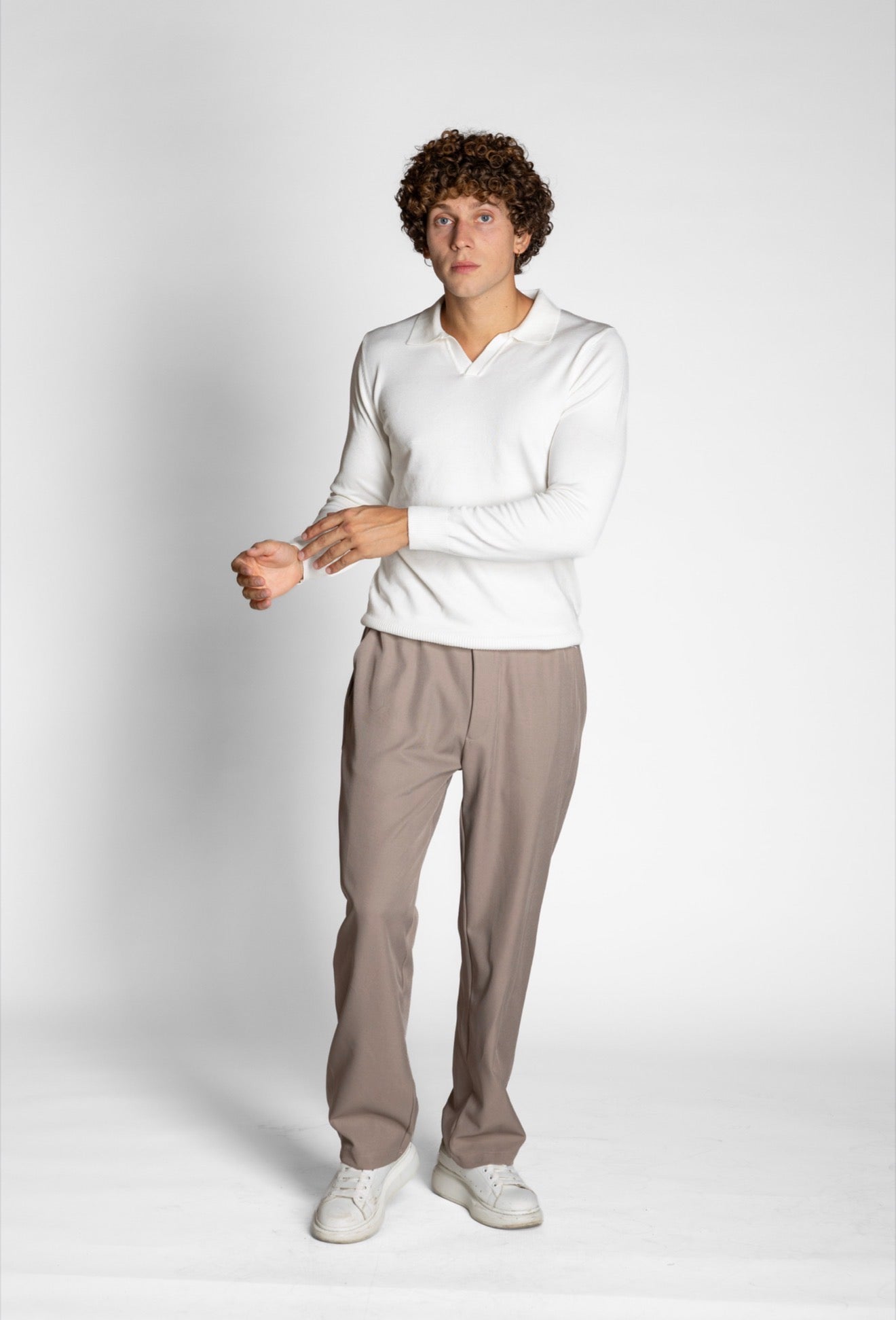 PANTALONE PALAZZO BEIGE
