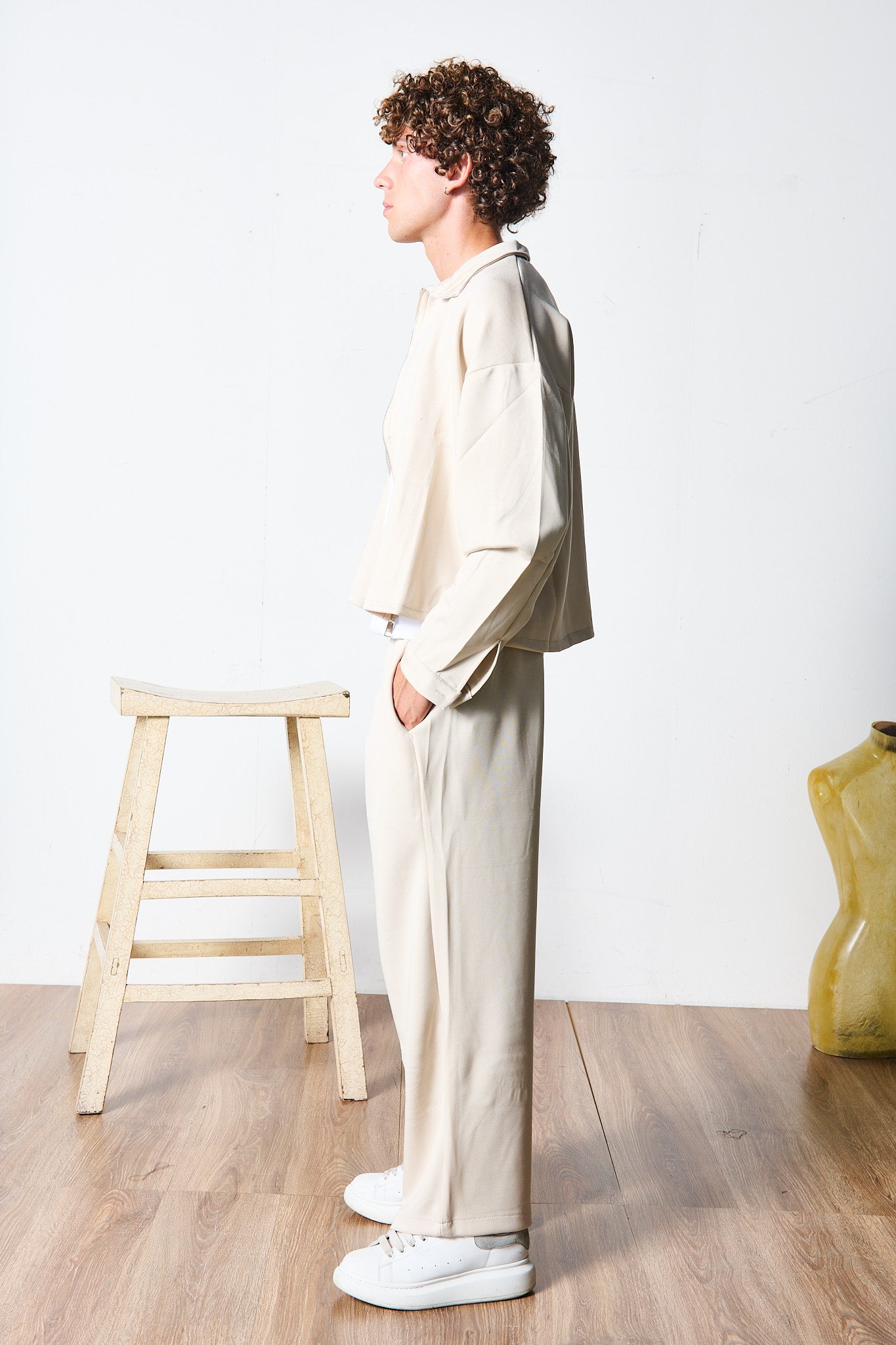 TUTA CROP BEIGE CHIARO