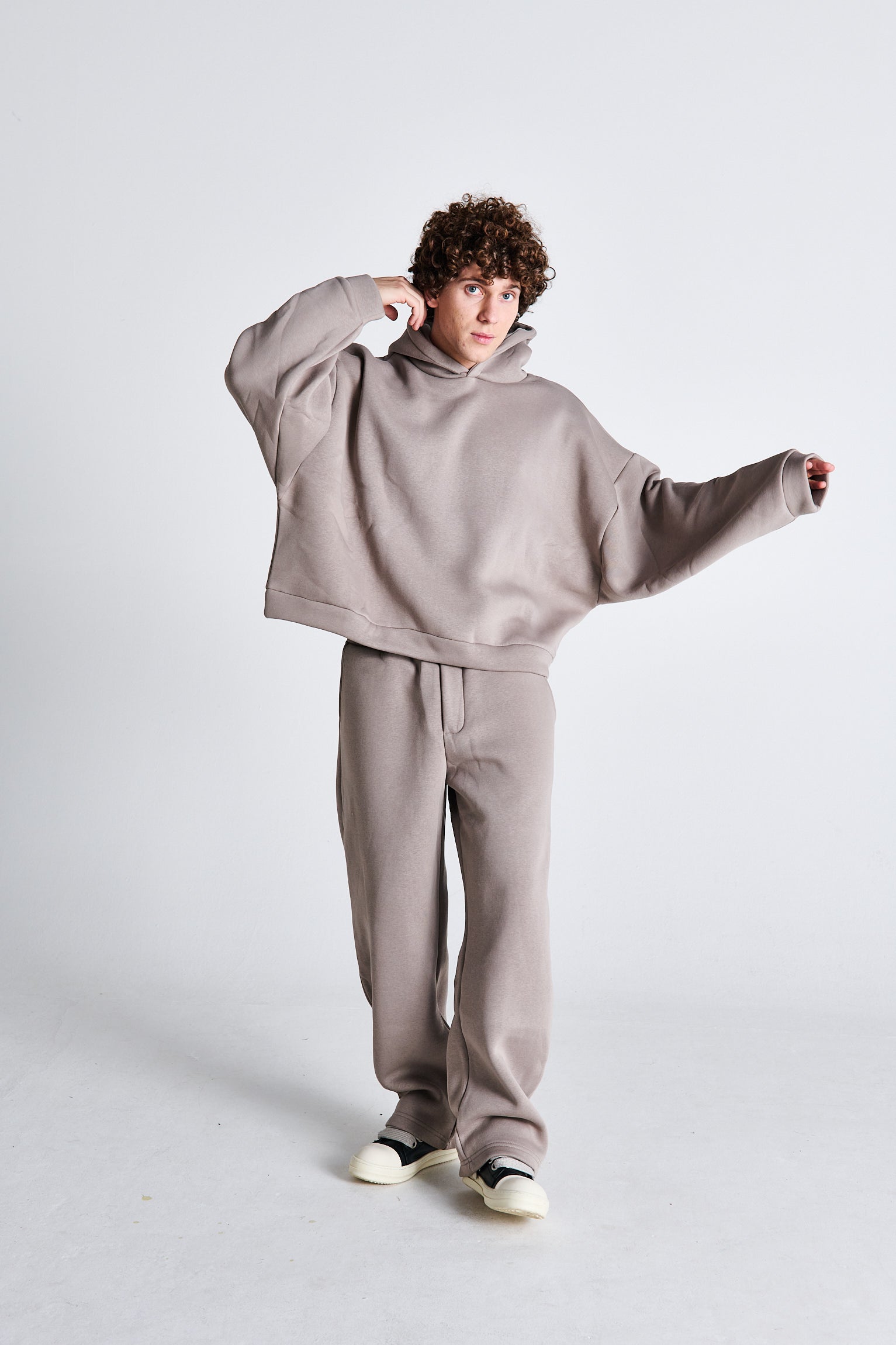 COMPLETO TUTA BEIGE CROP TOKYO