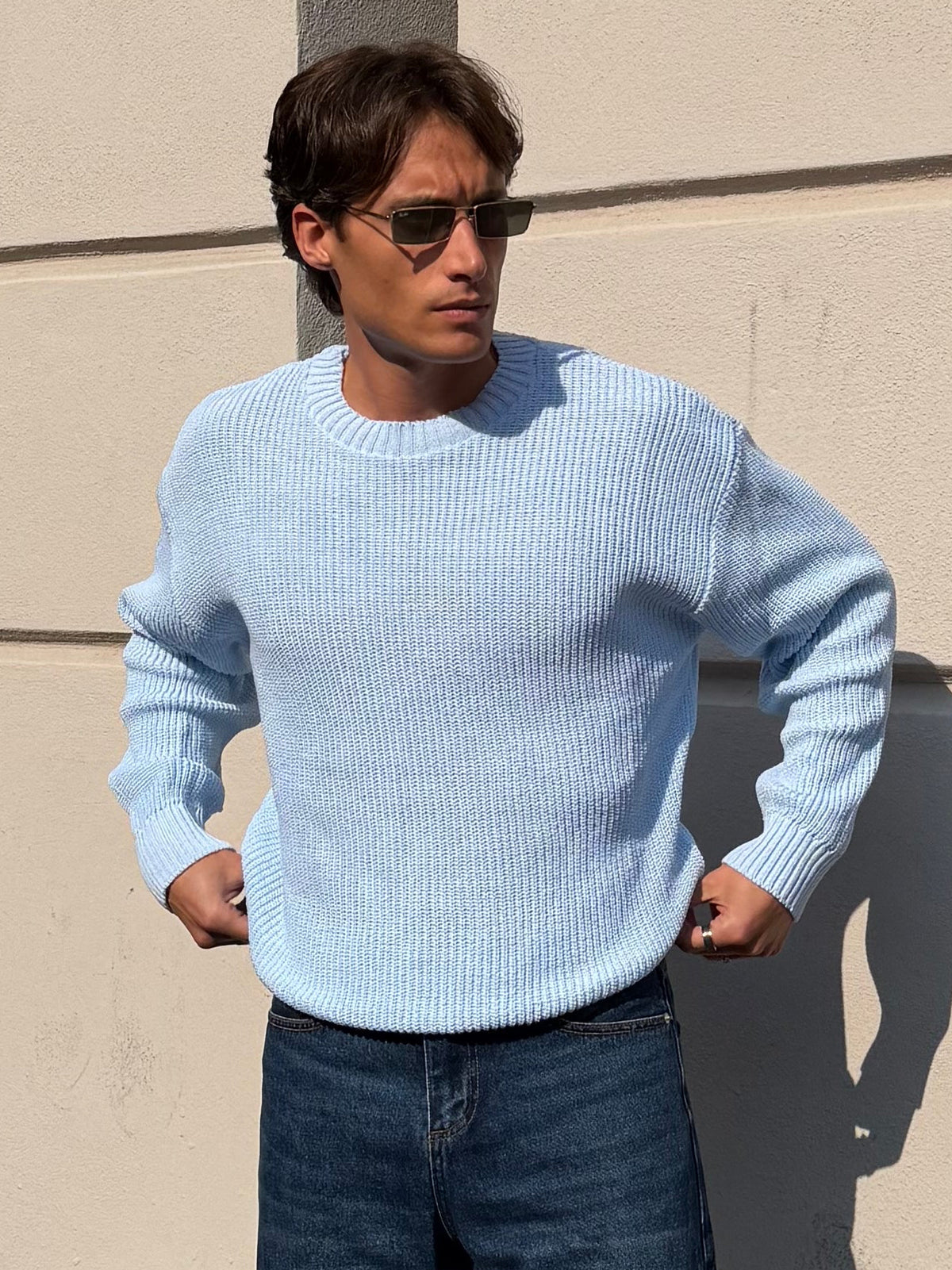 MAGLIONE AZZURRO