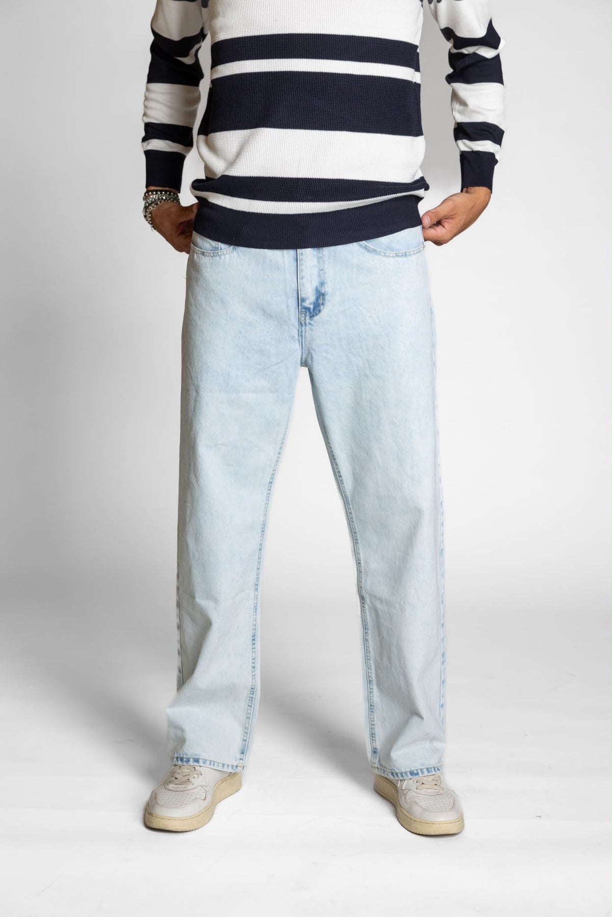 JEANS BAGGY CHIARO
