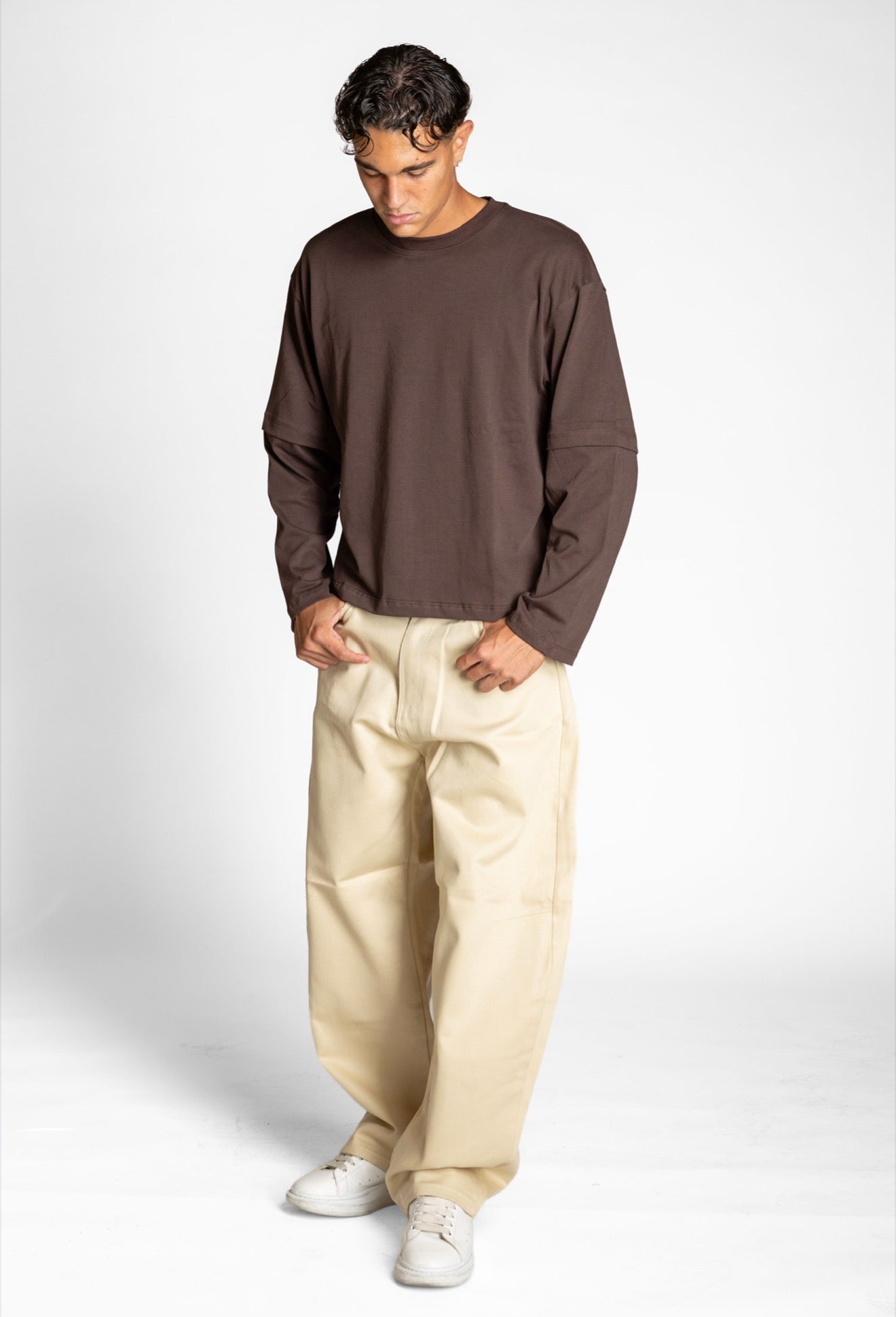 PANTALONE BALLOON BEIGE