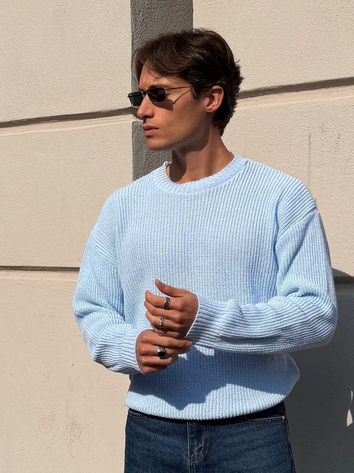 MAGLIONE AZZURRO