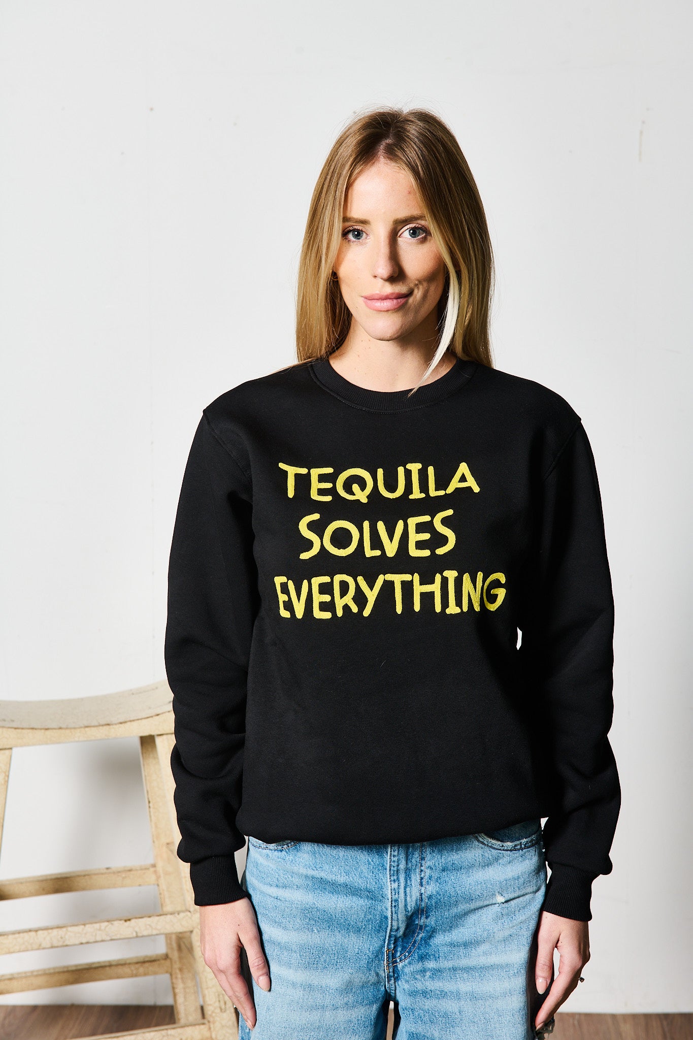 FELPA TEQUILA NERA PER LEI