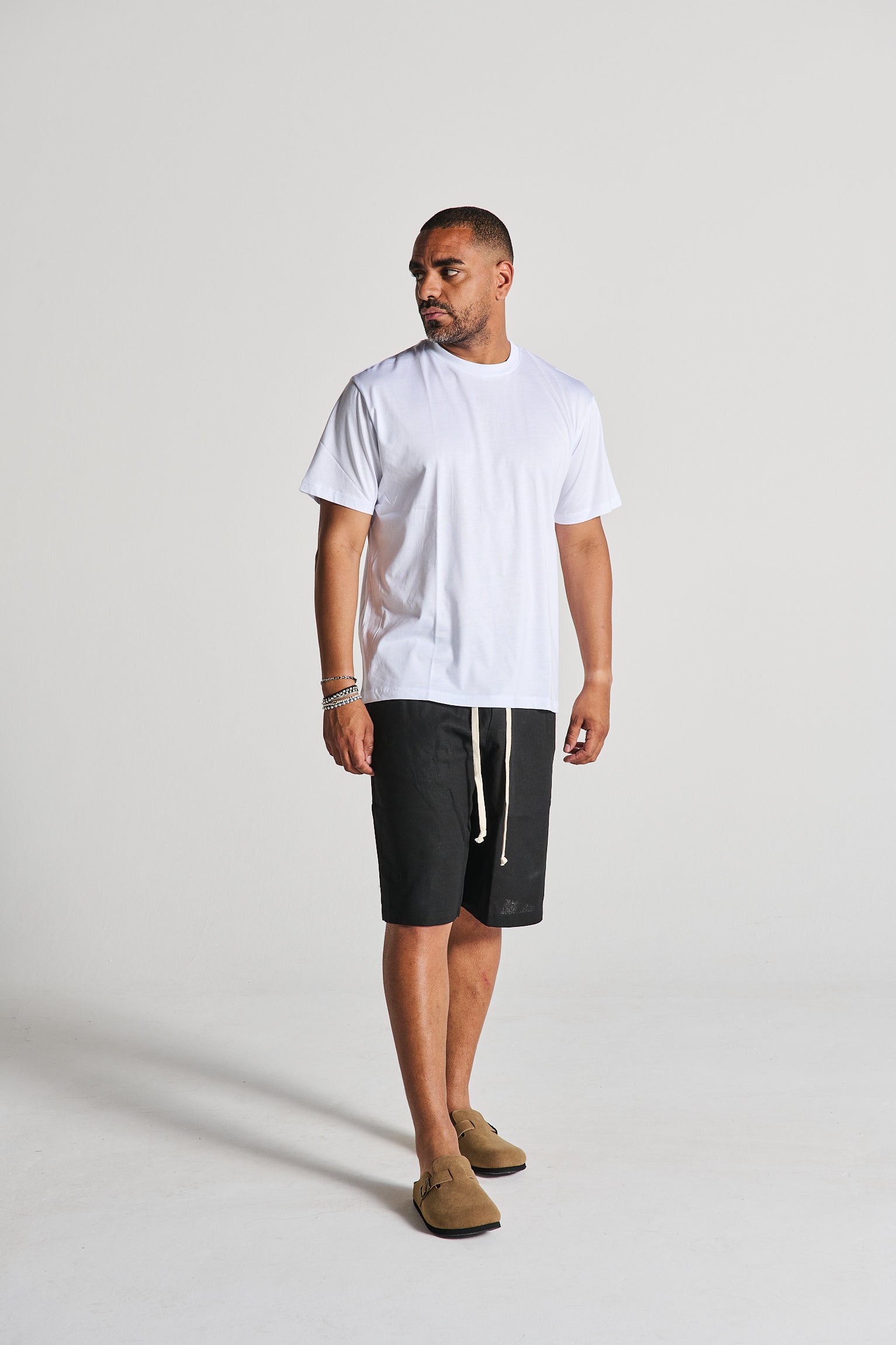 T-SHIRT FILO DI SCOZIA BIANCO